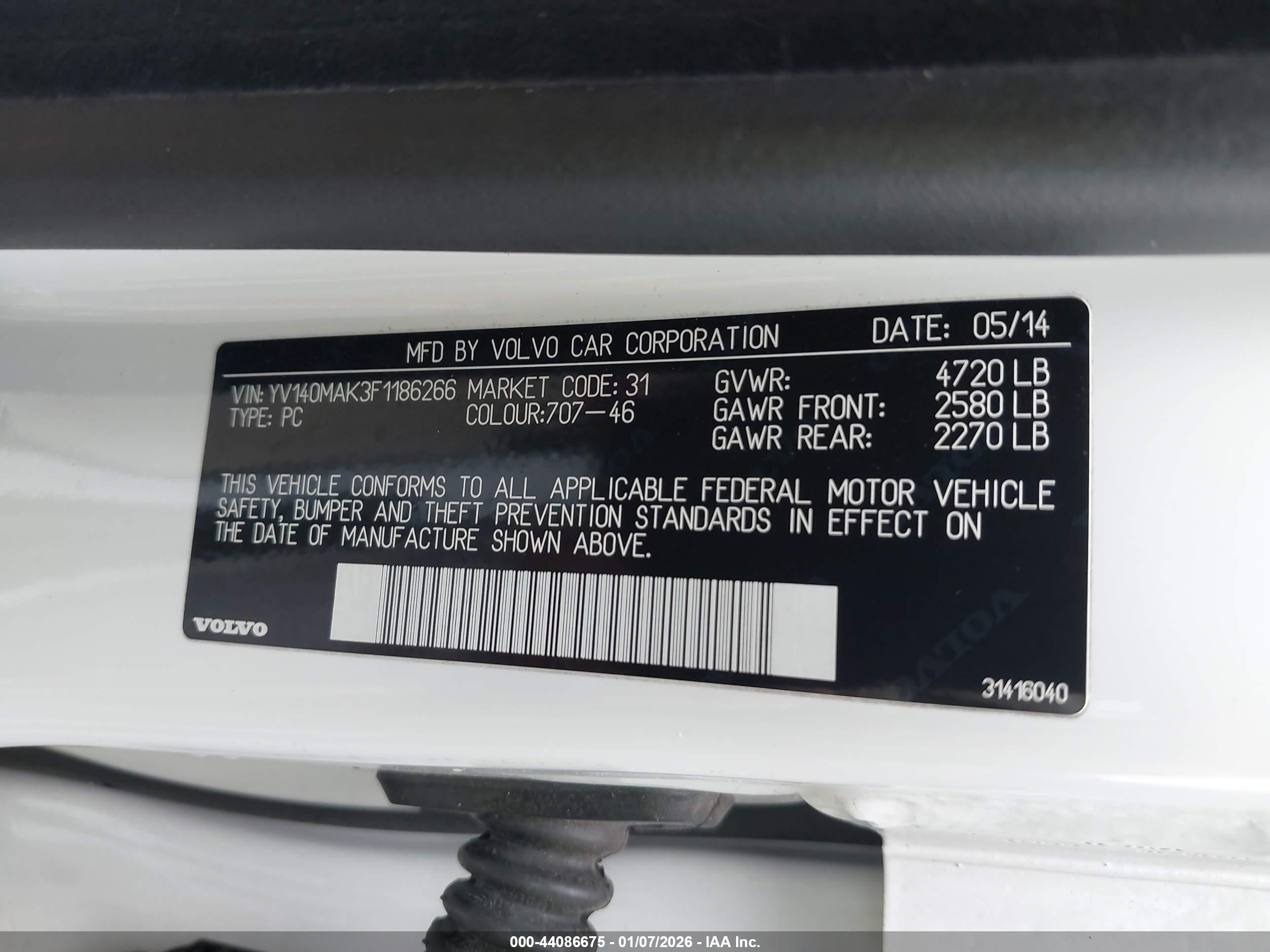 VOLVO S80 image 9