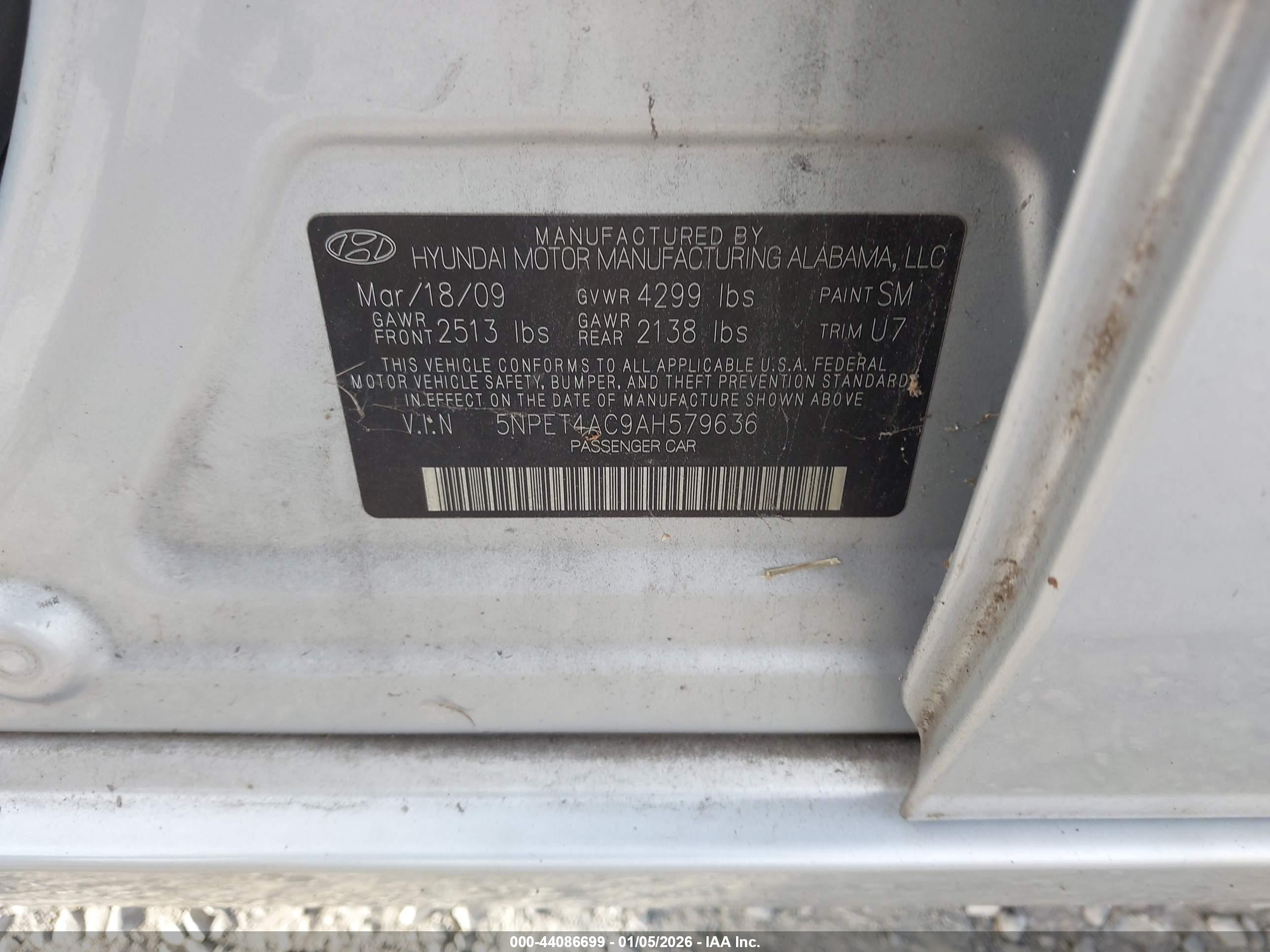HYUNDAI SONATA image 9