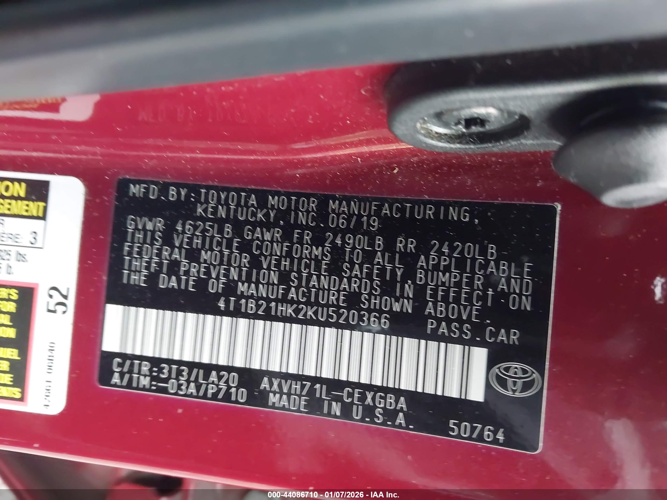 TOYOTA CAMRY image 9