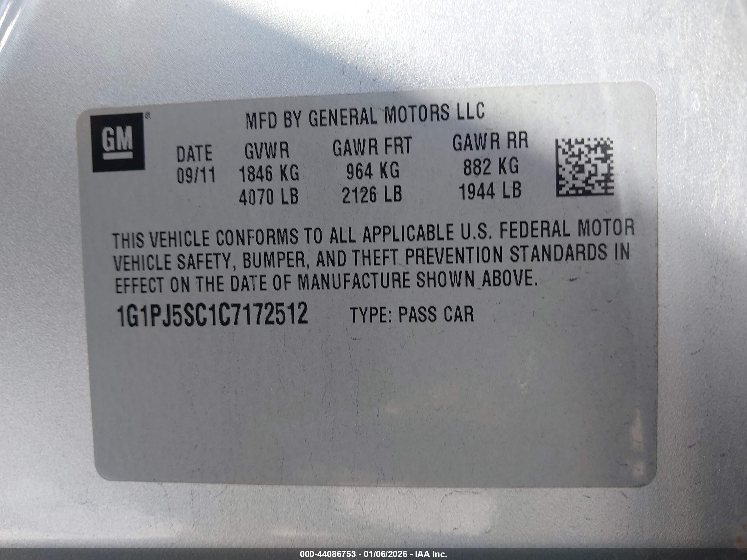 CHEVROLET CRUZE image 9