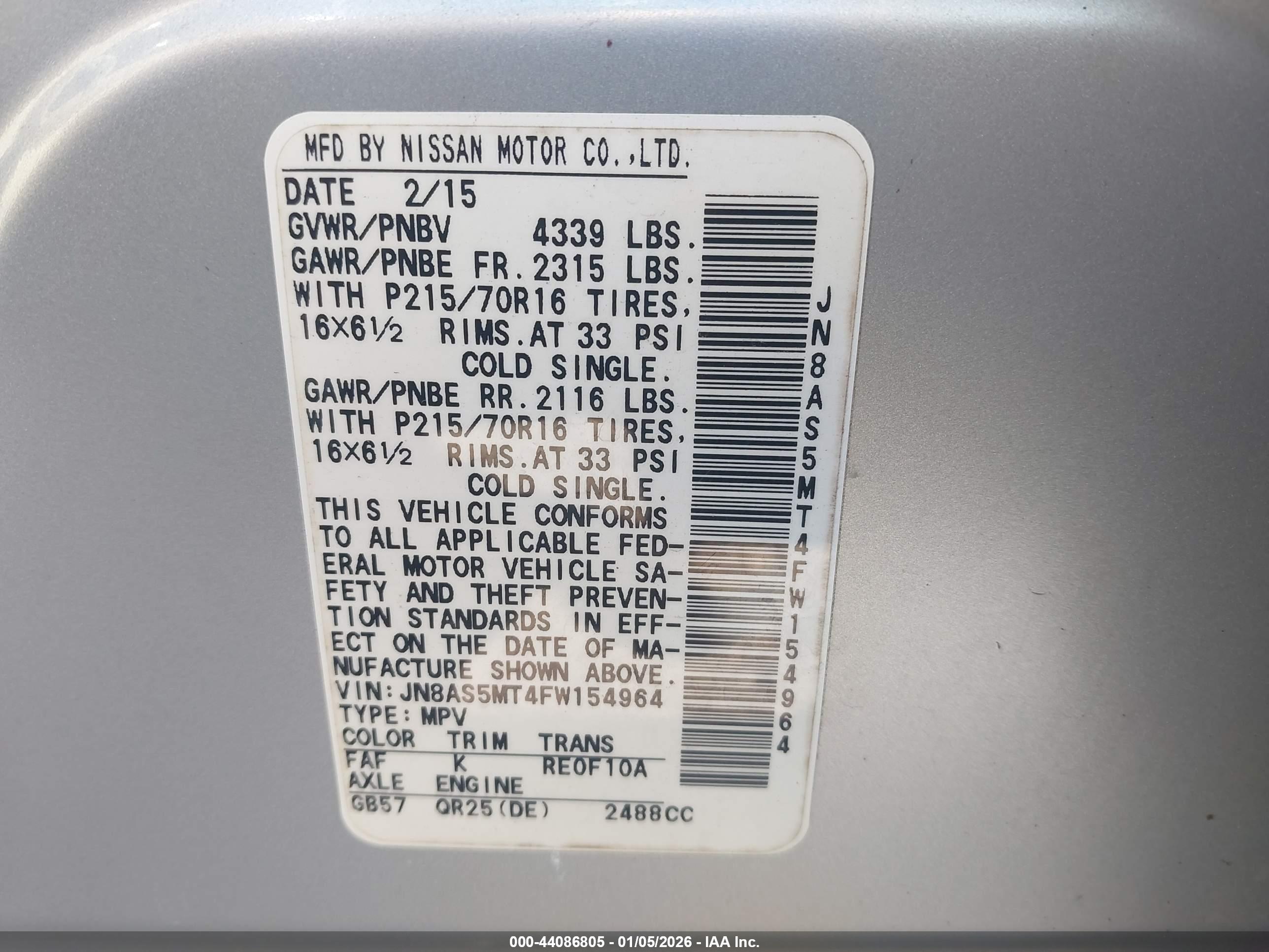 NISSAN ROGUE image 9
