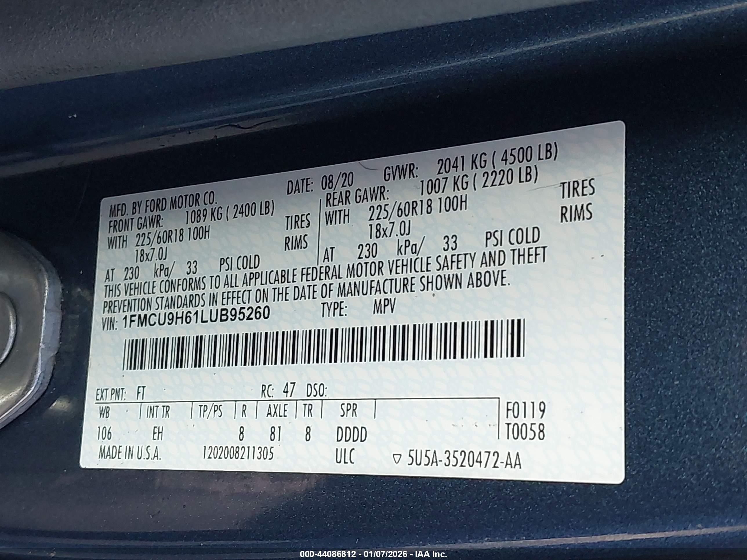 FORD ESCAPE image 9