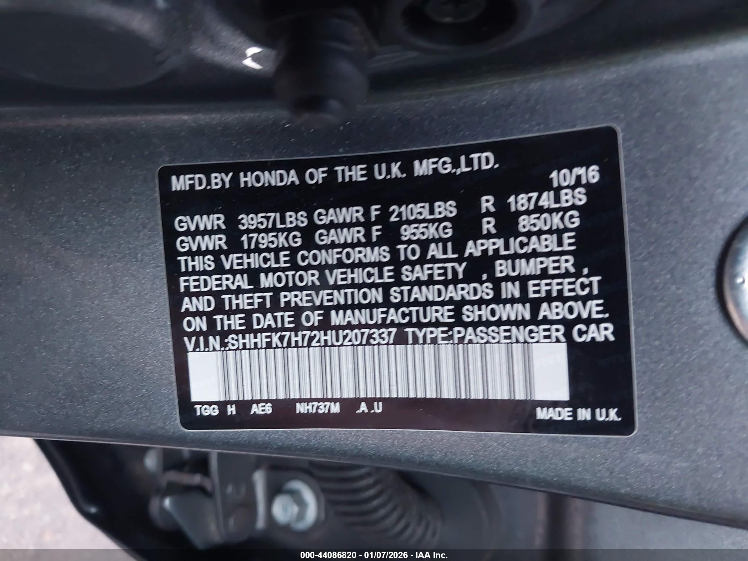 HONDA CIVIC image 9