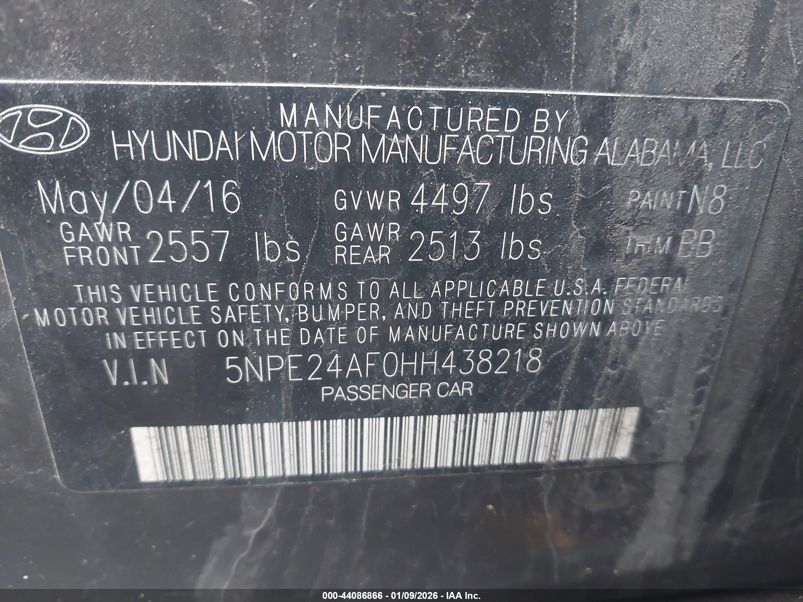 HYUNDAI SONATA image 9