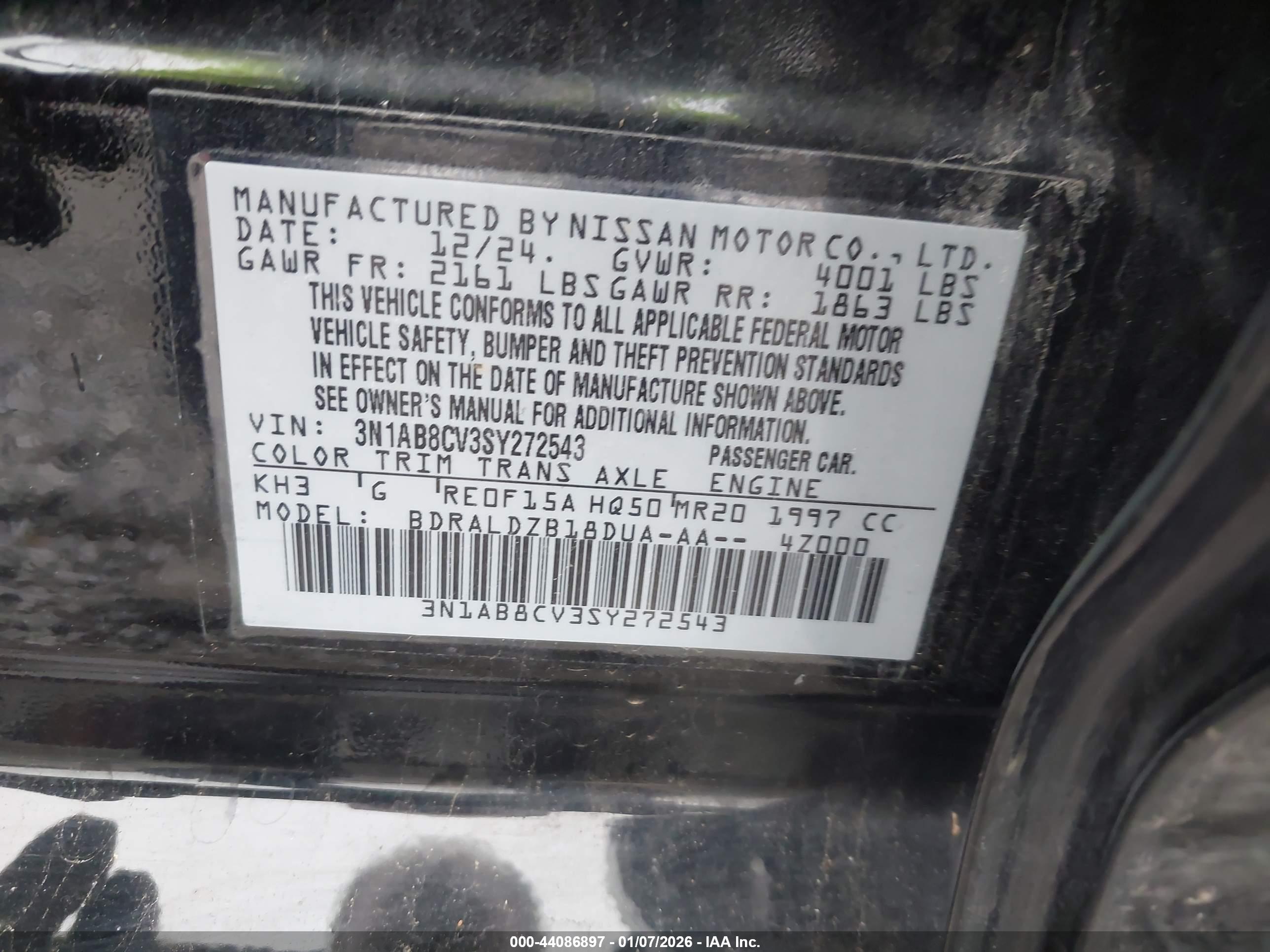 NISSAN SENTRA image 9