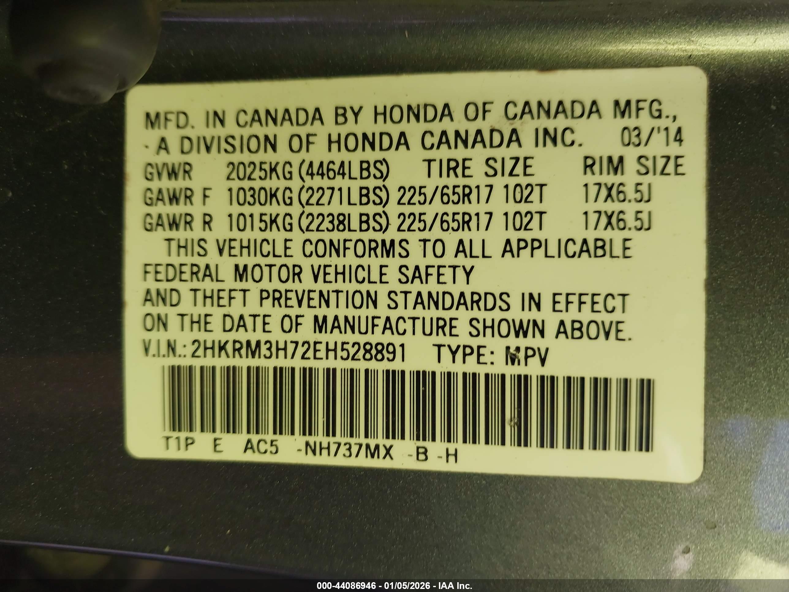 HONDA CR-V image 9
