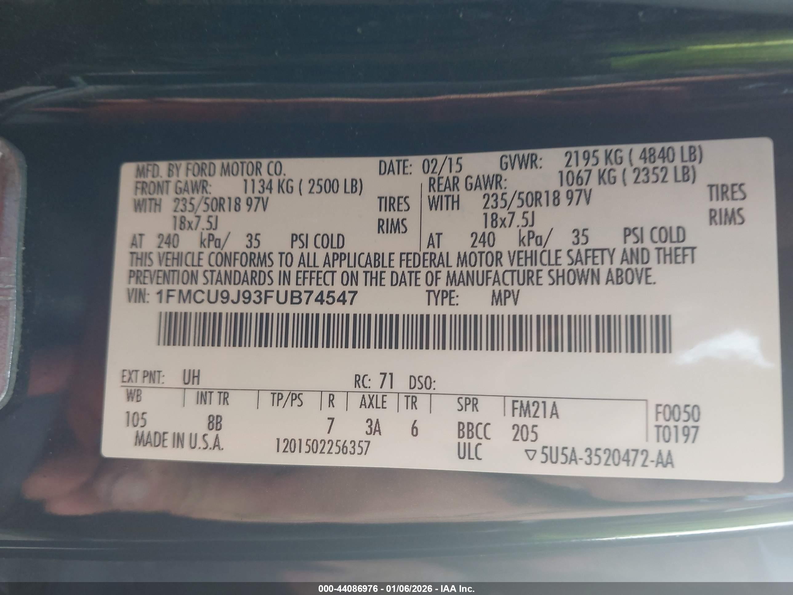 FORD ESCAPE image 9