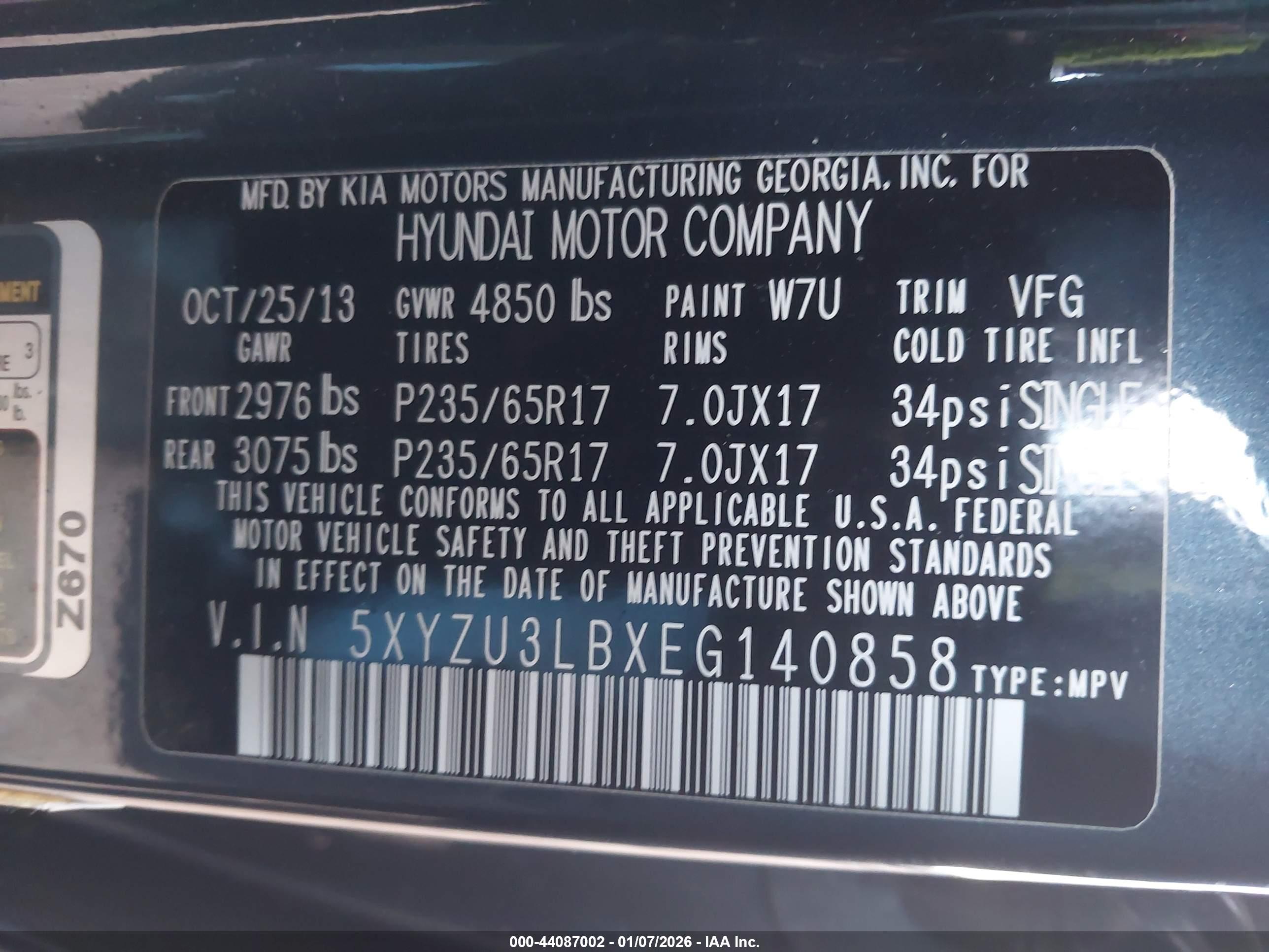 HYUNDAI SANTA image 9