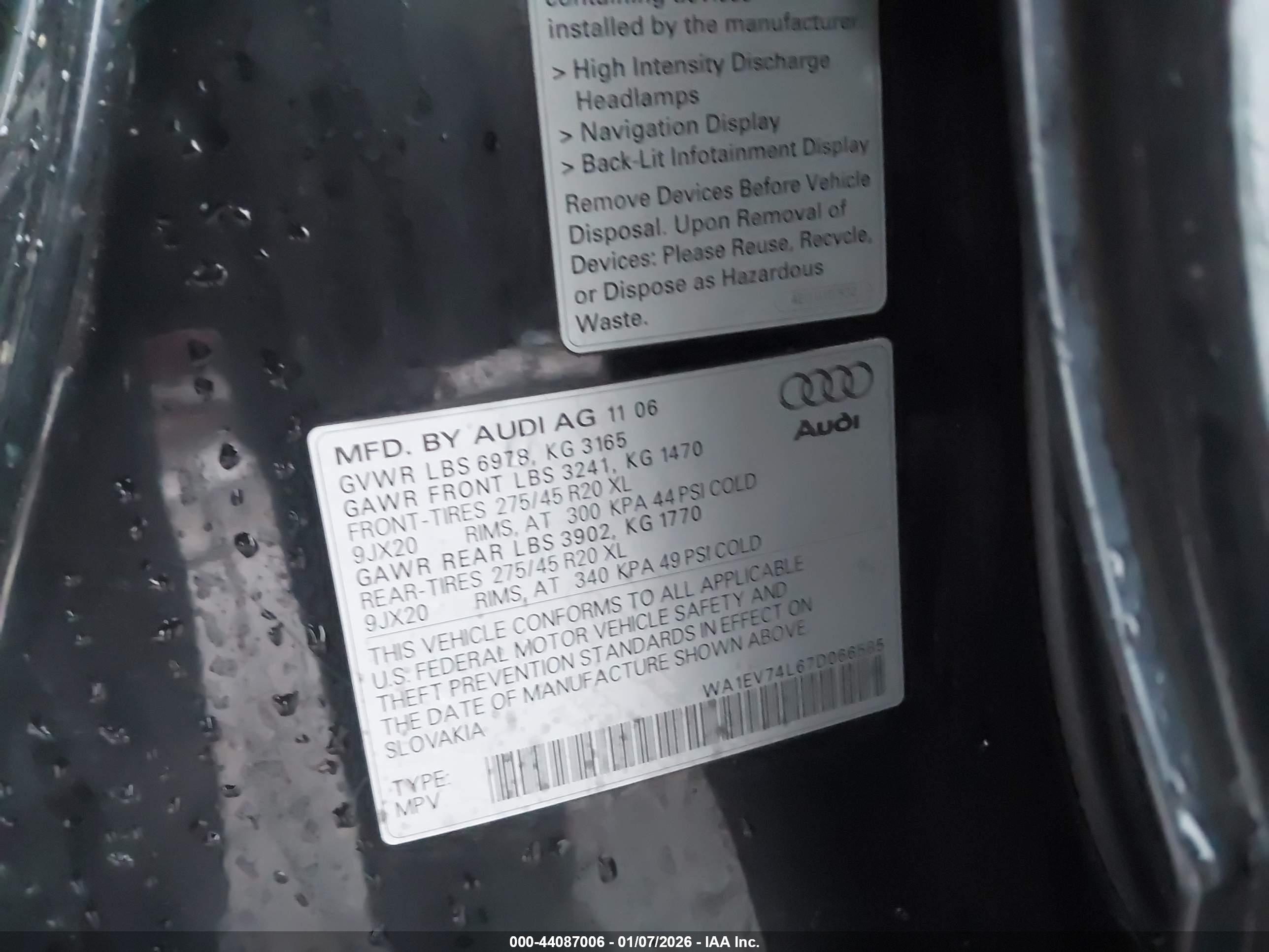AUDI Q7 image 9