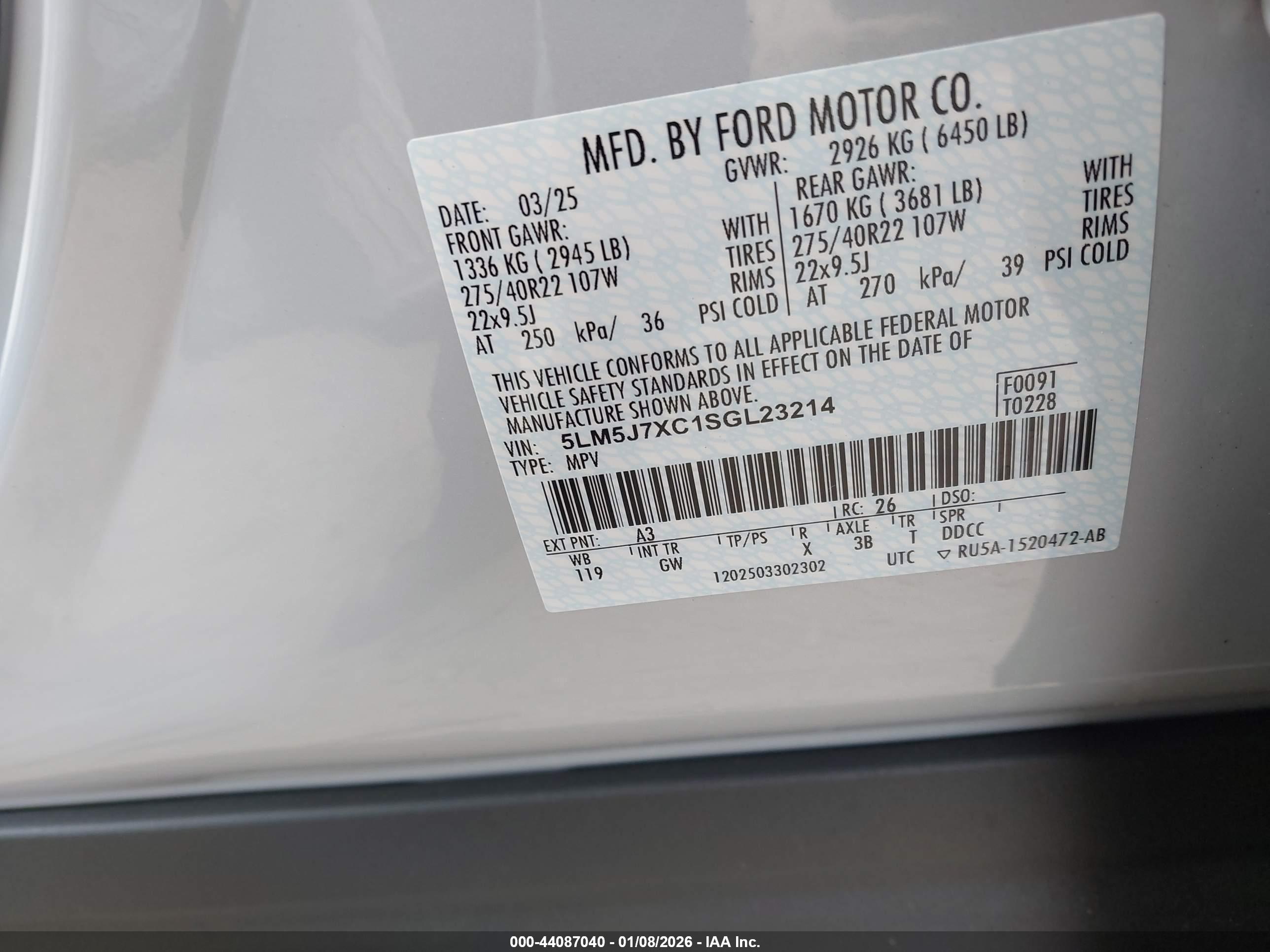 LINCOLN AVIATOR image 9