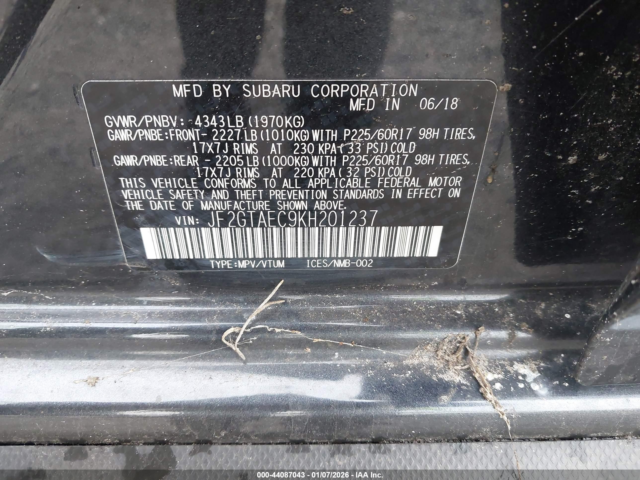 SUBARU CROSSTREK image 9