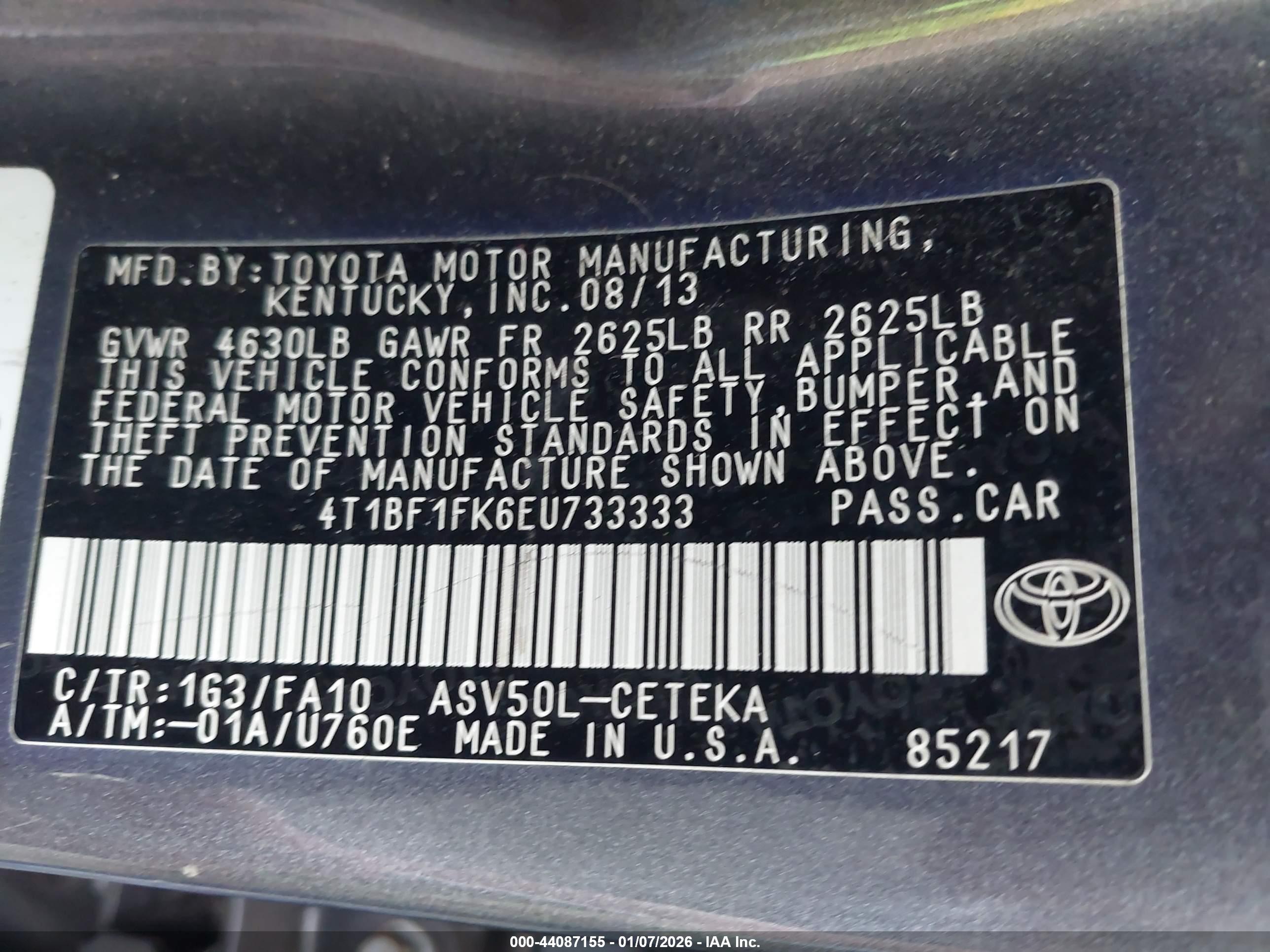 TOYOTA CAMRY image 9