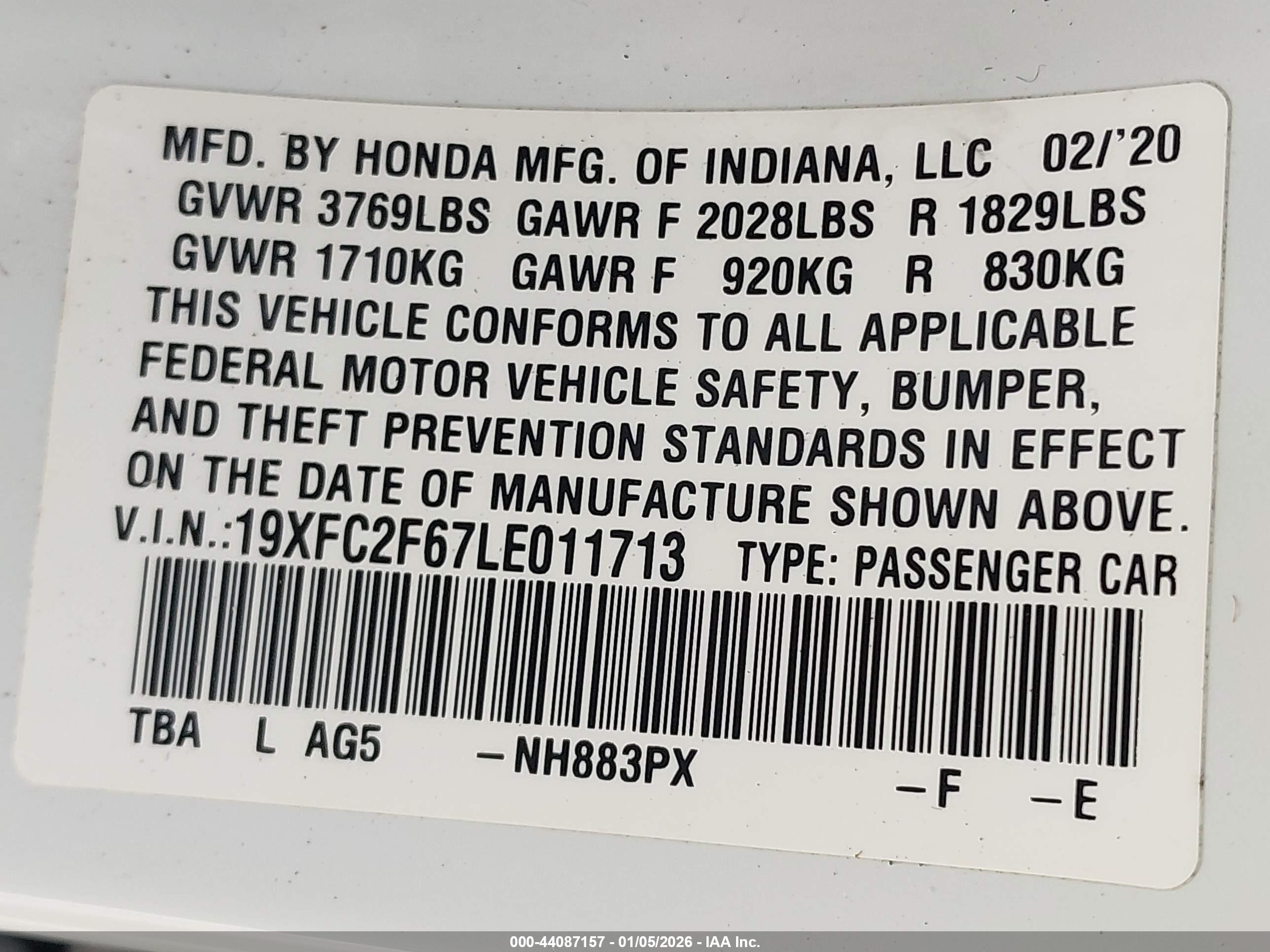 HONDA CIVIC image 9