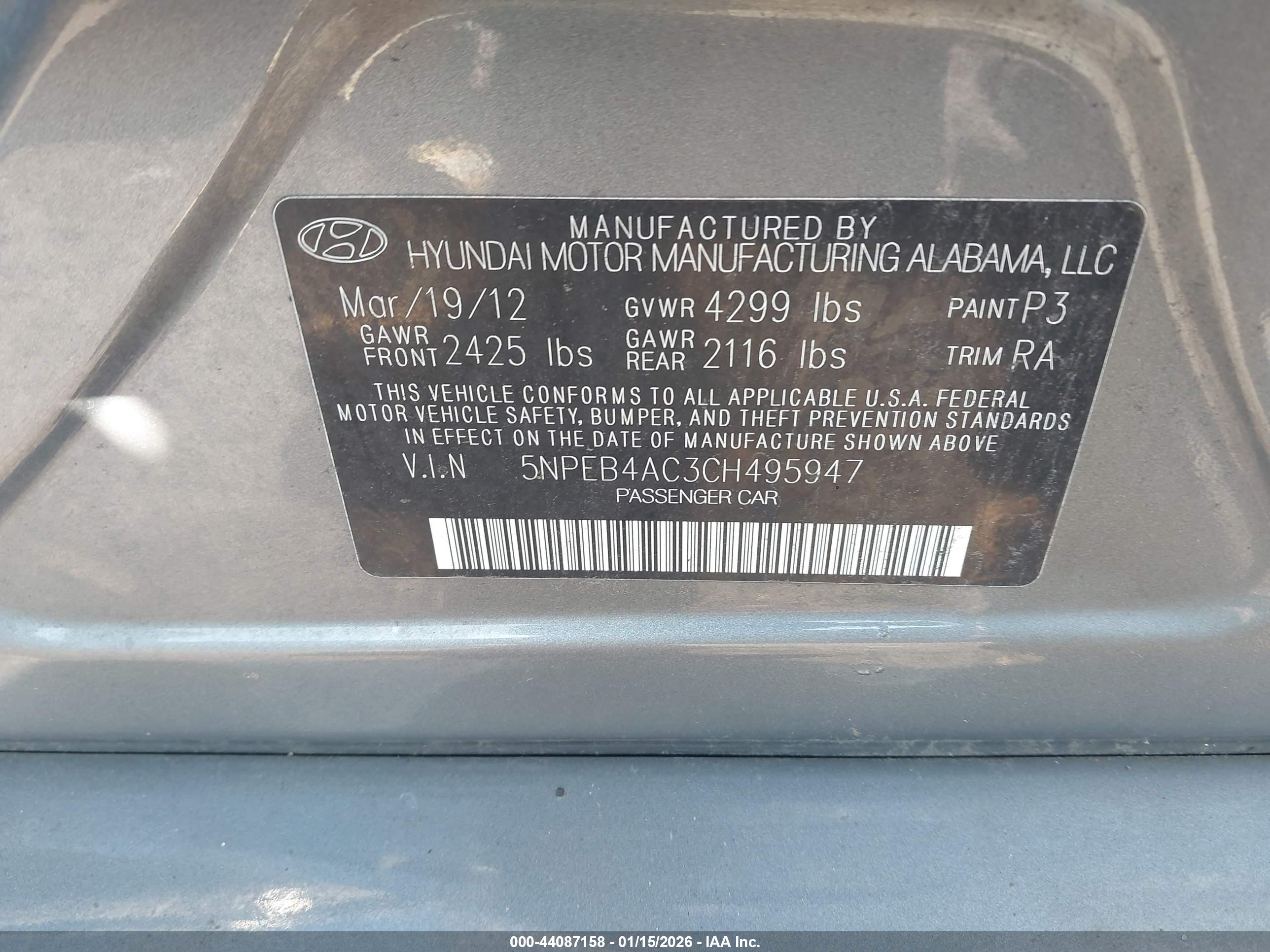 HYUNDAI SONATA image 9