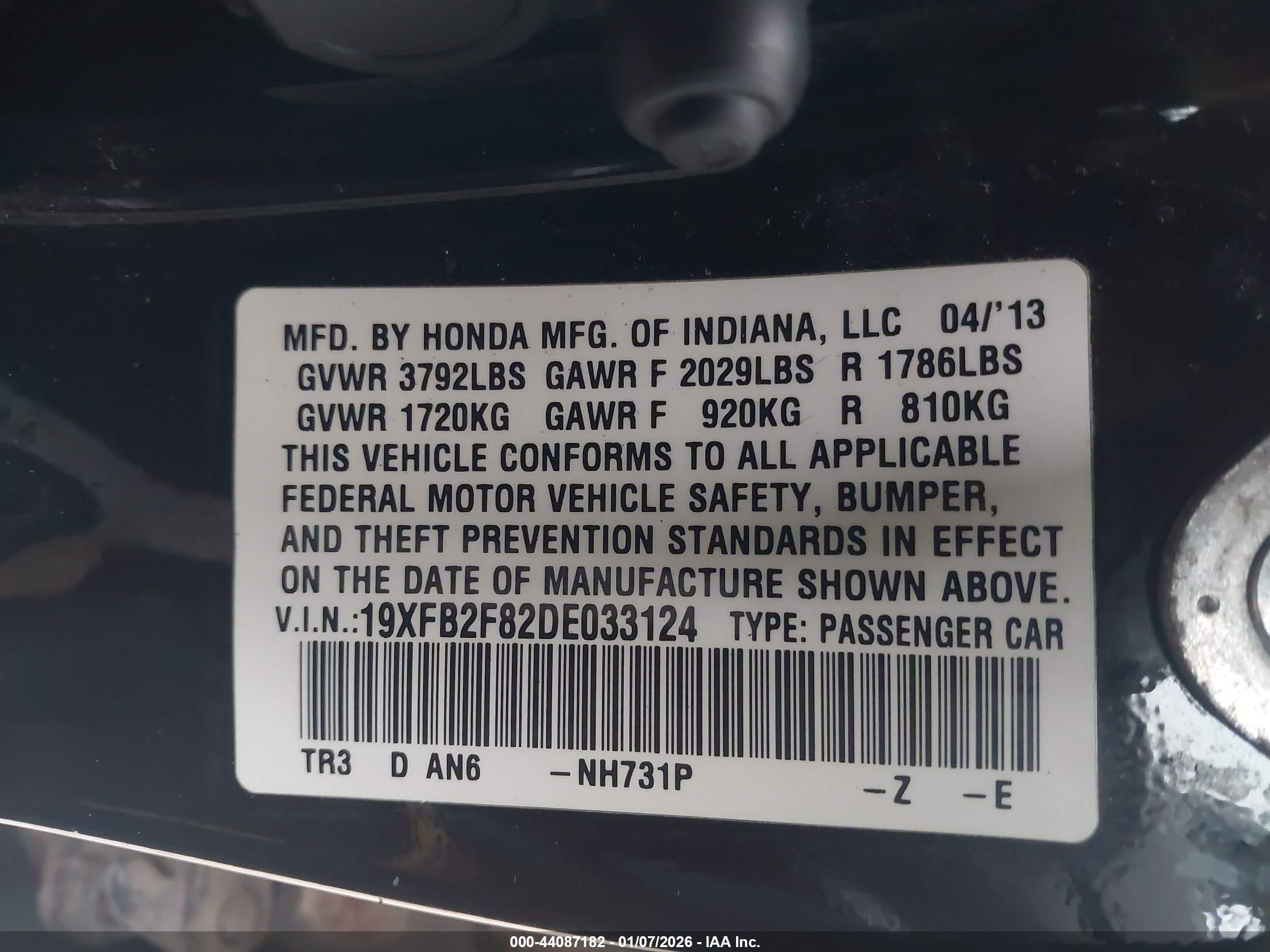 HONDA CIVIC image 9