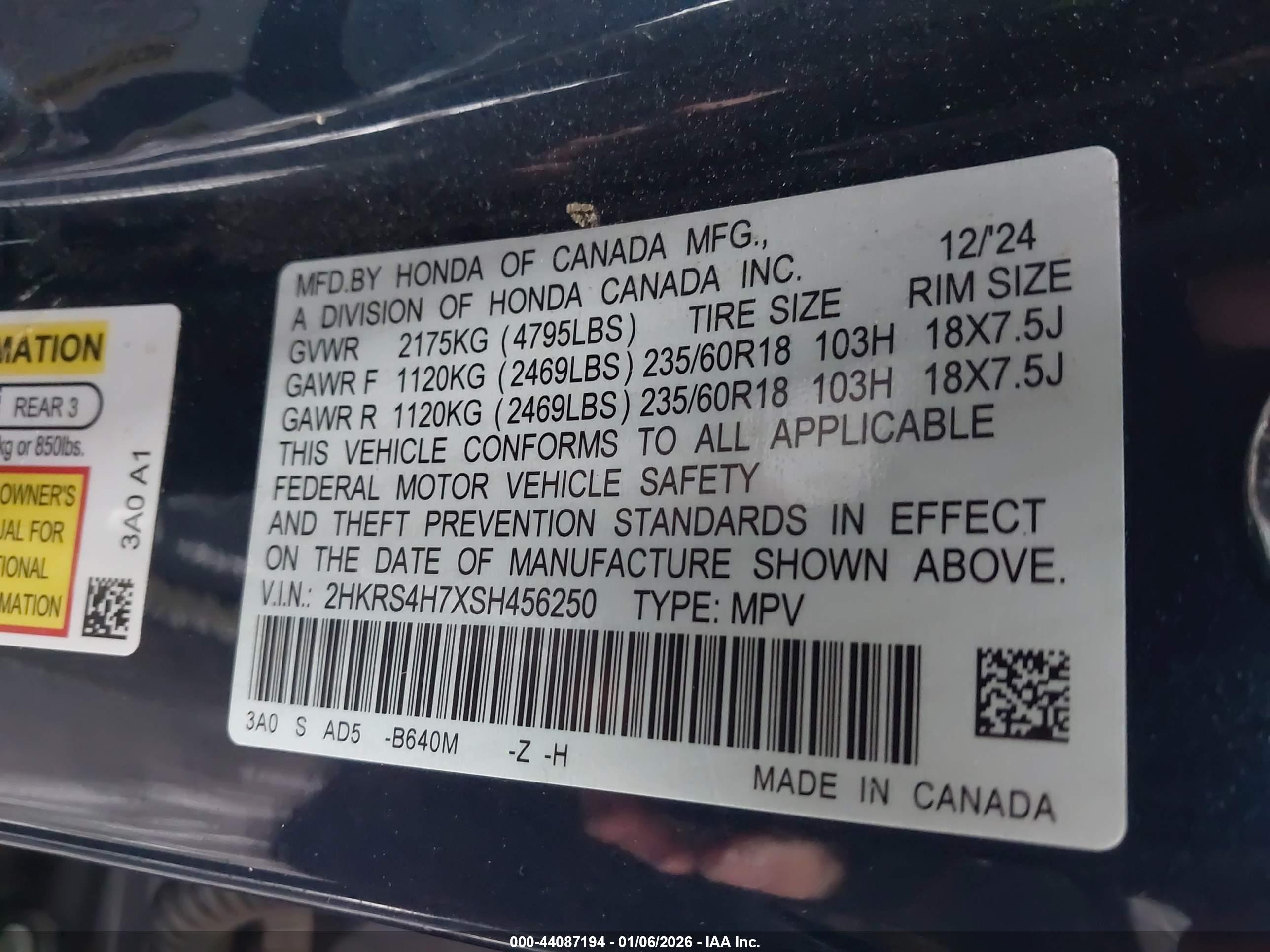 HONDA CR-V image 9