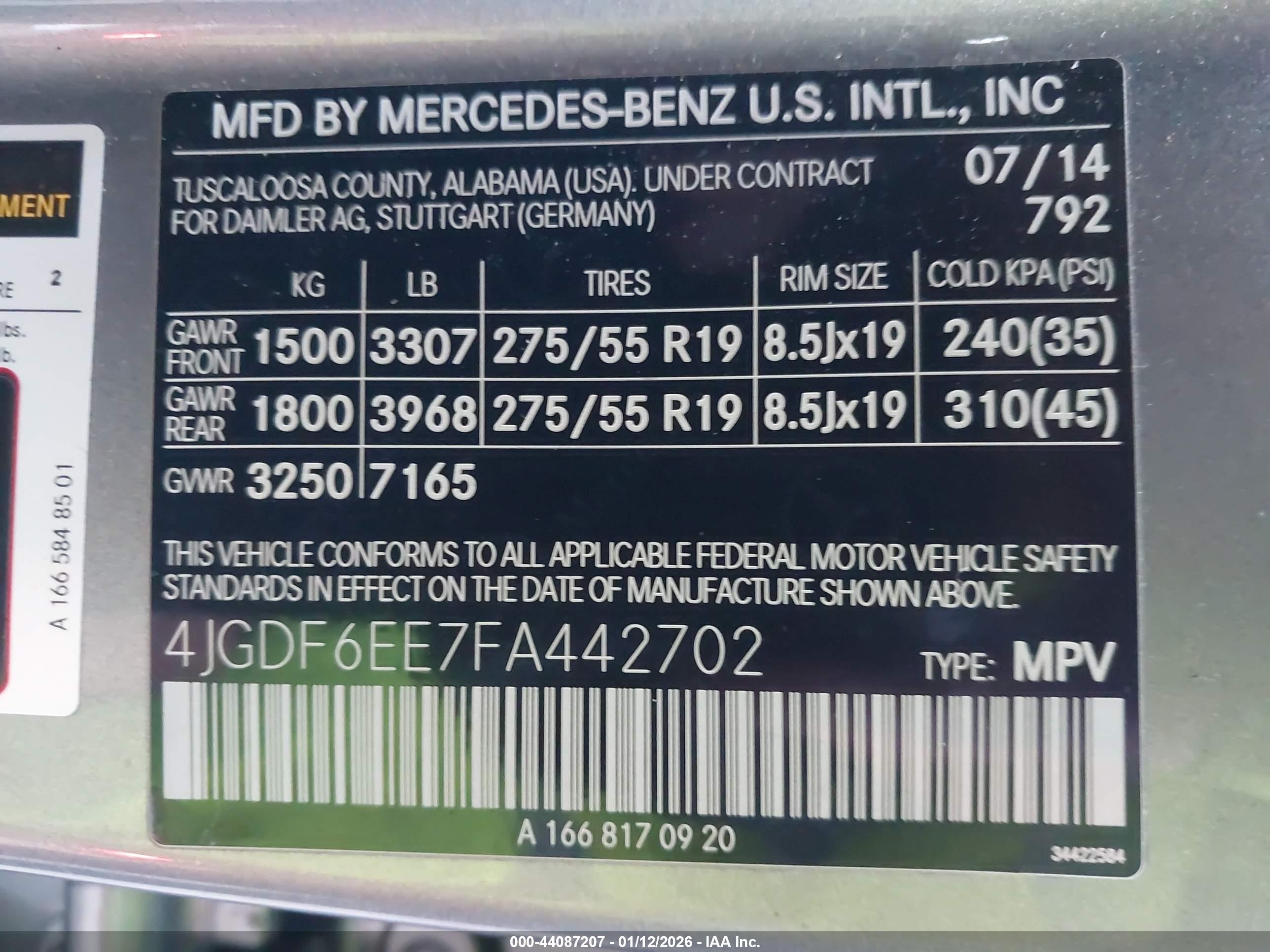 MERCEDES-BENZ GL image 9