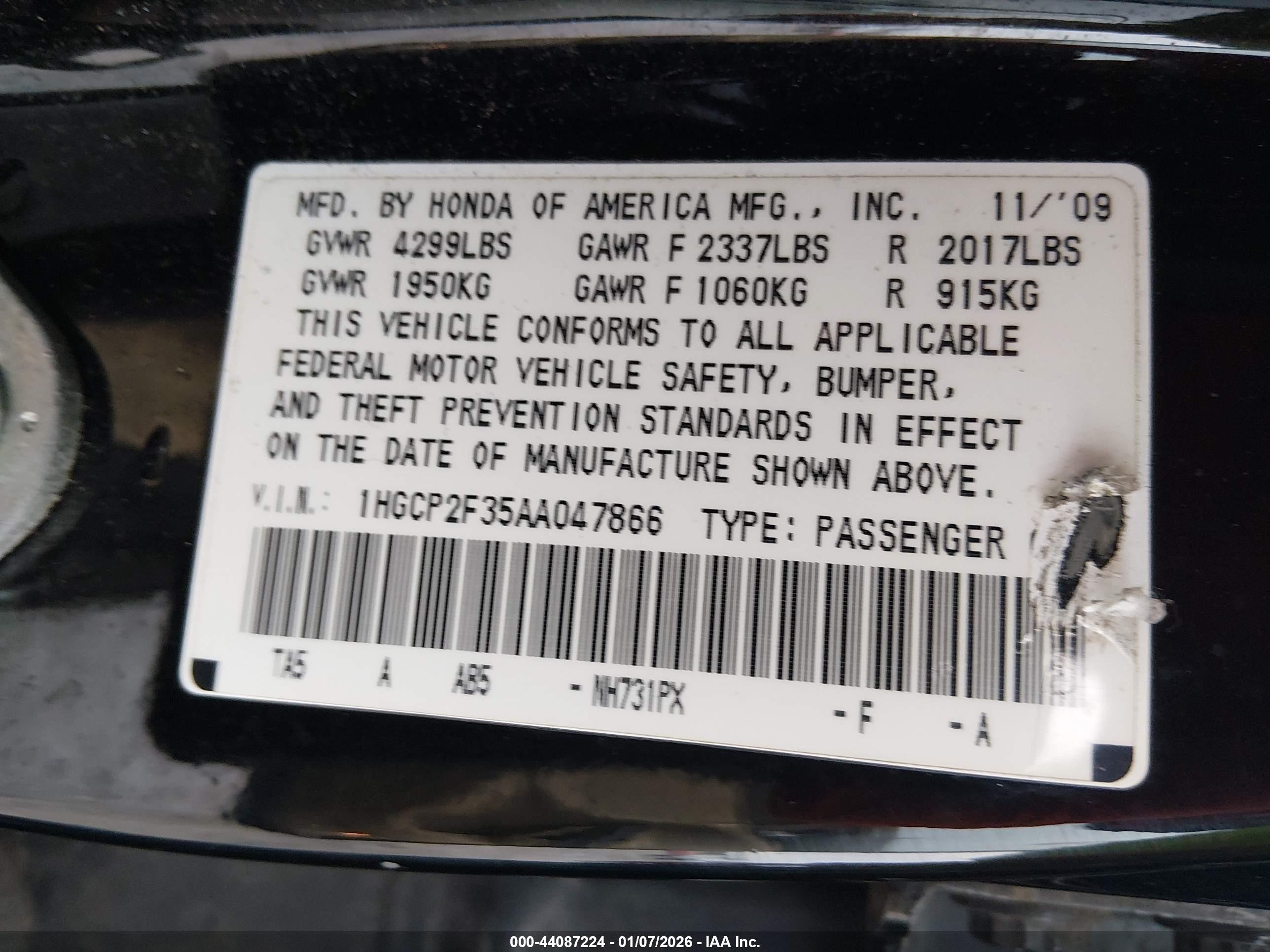 HONDA ACCORD image 9
