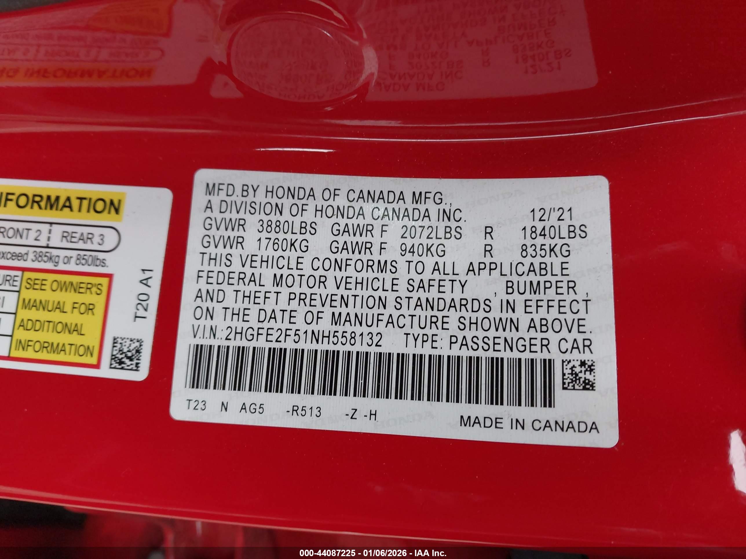 HONDA CIVIC image 9