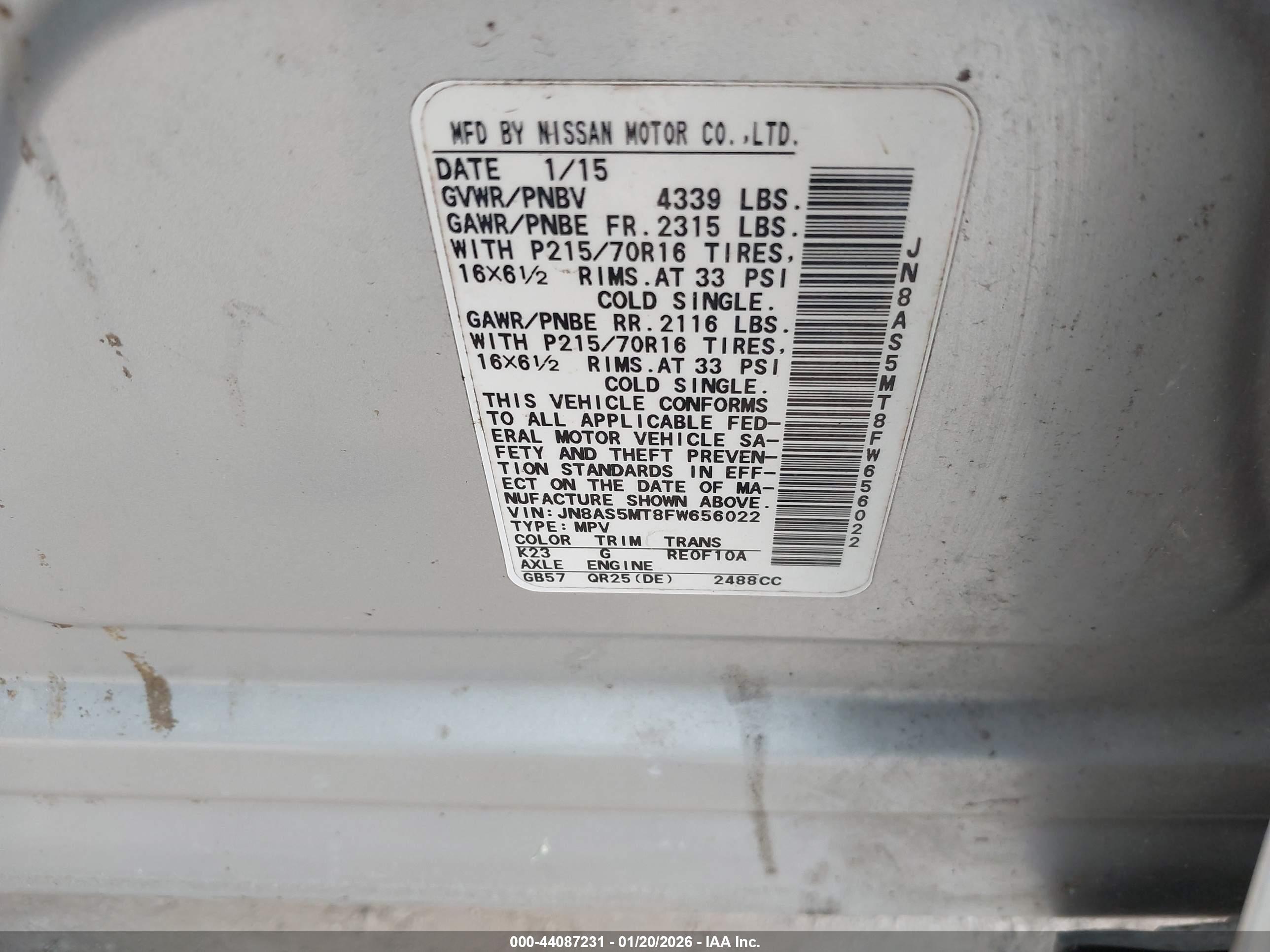 NISSAN ROGUE image 9