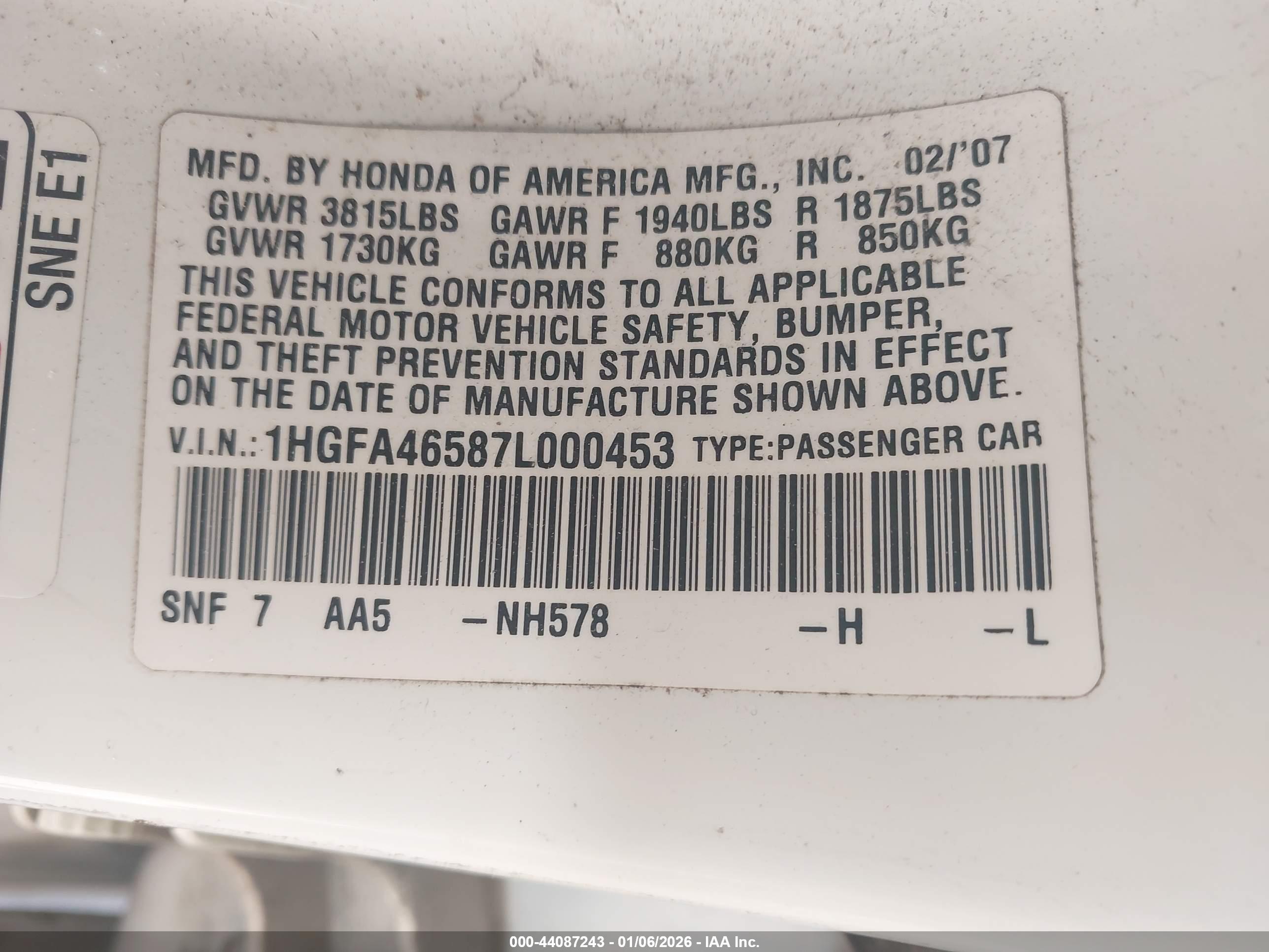 HONDA CIVIC image 9
