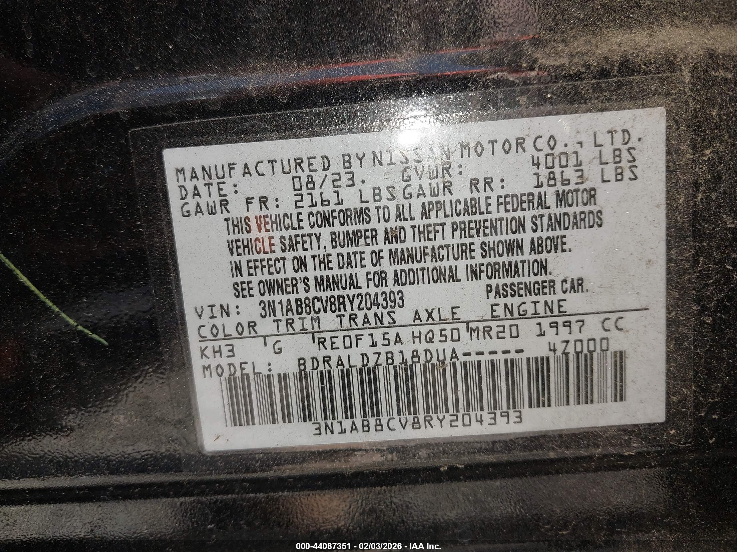 NISSAN SENTRA image 9