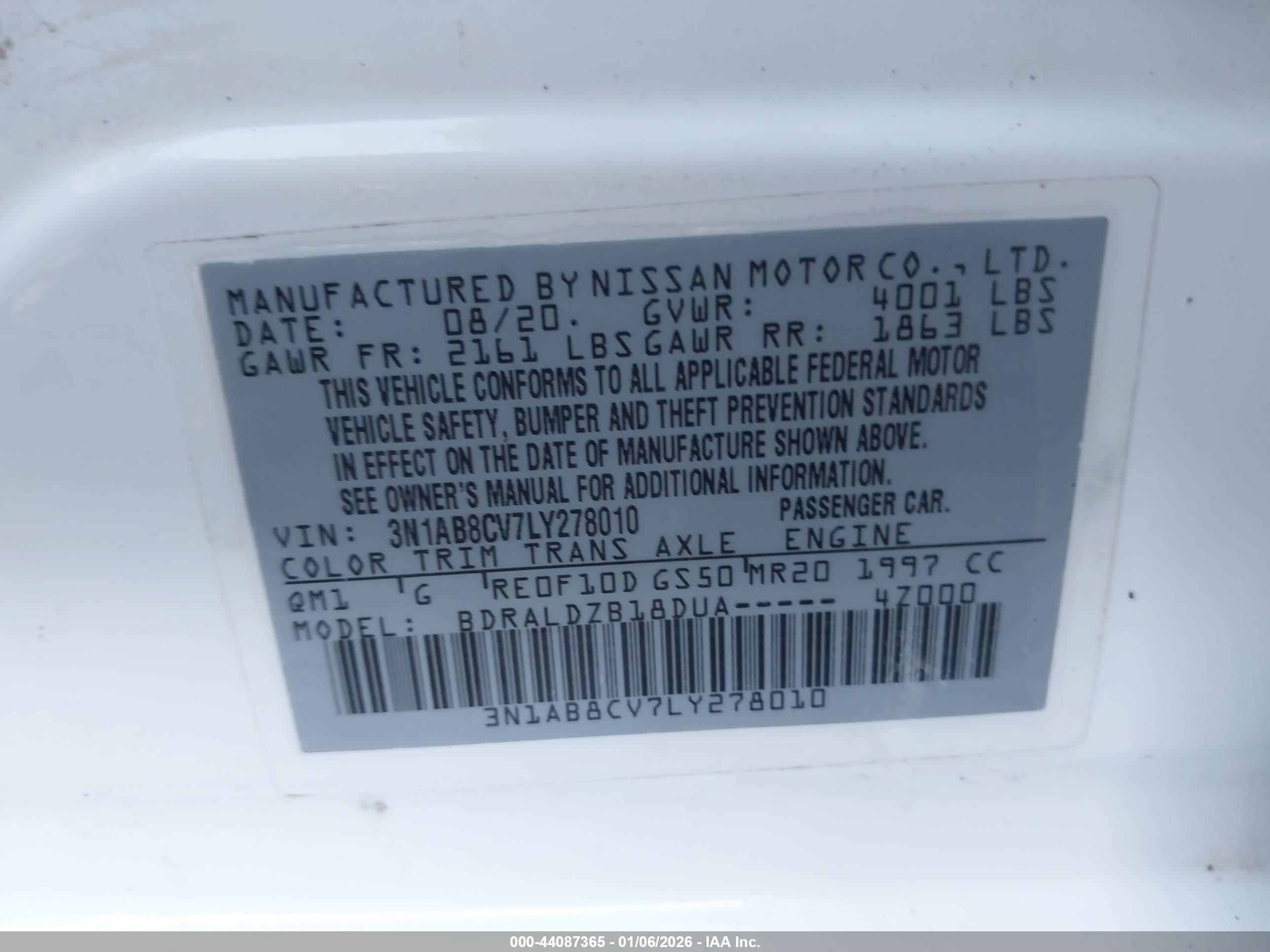 NISSAN SENTRA image 9