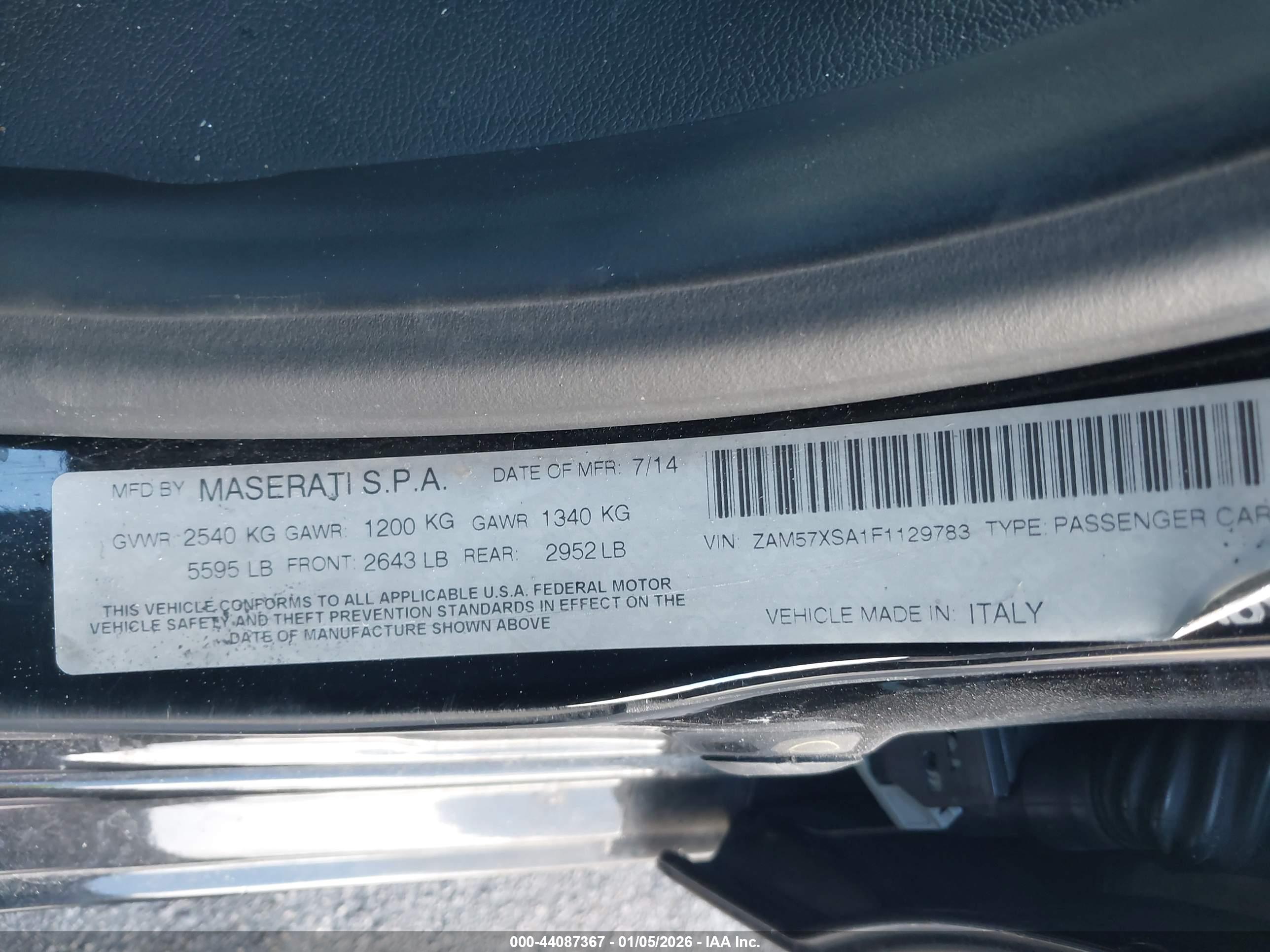 MASERATI GHIBLI image 9