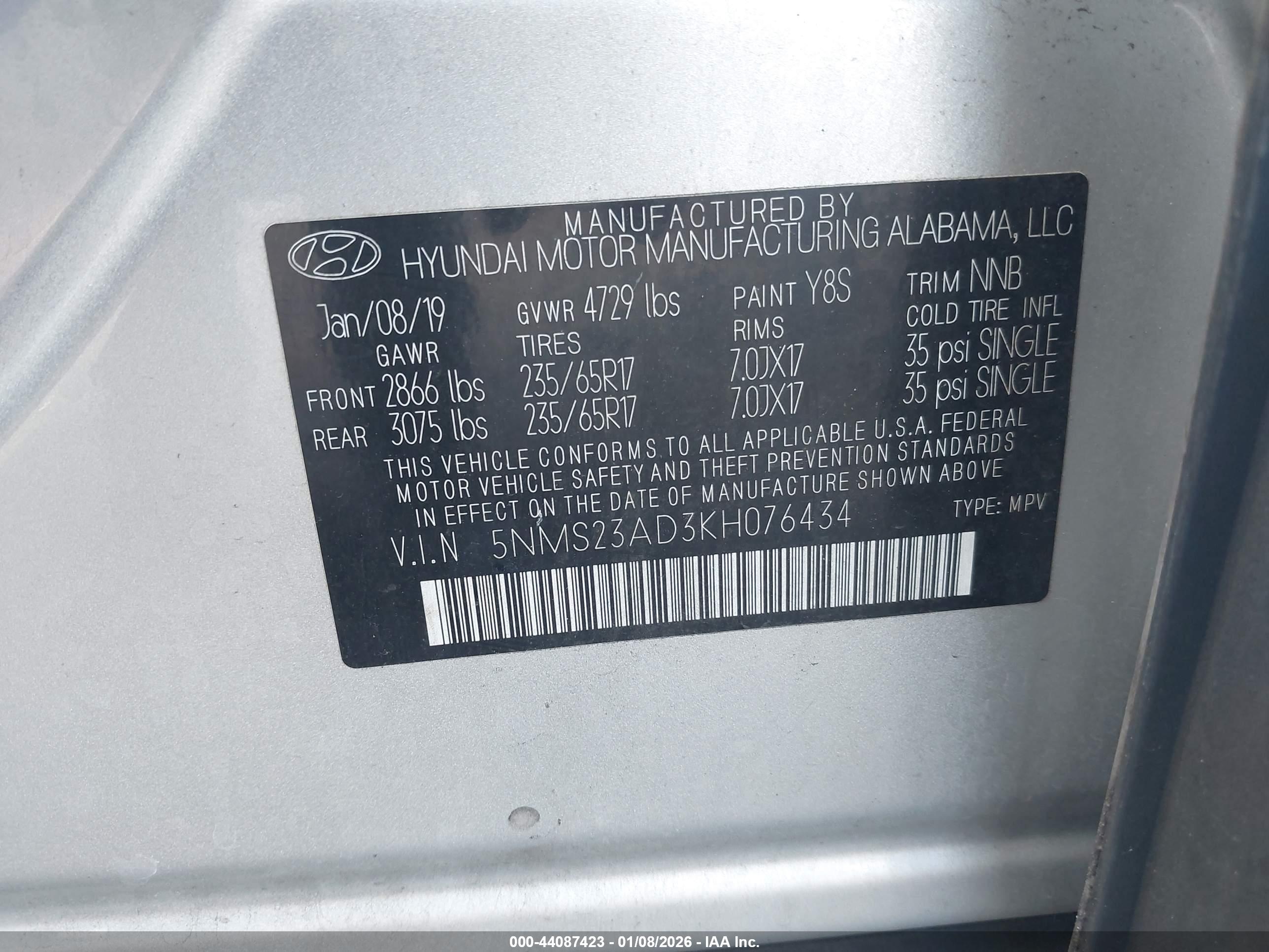 HYUNDAI SANTA image 9