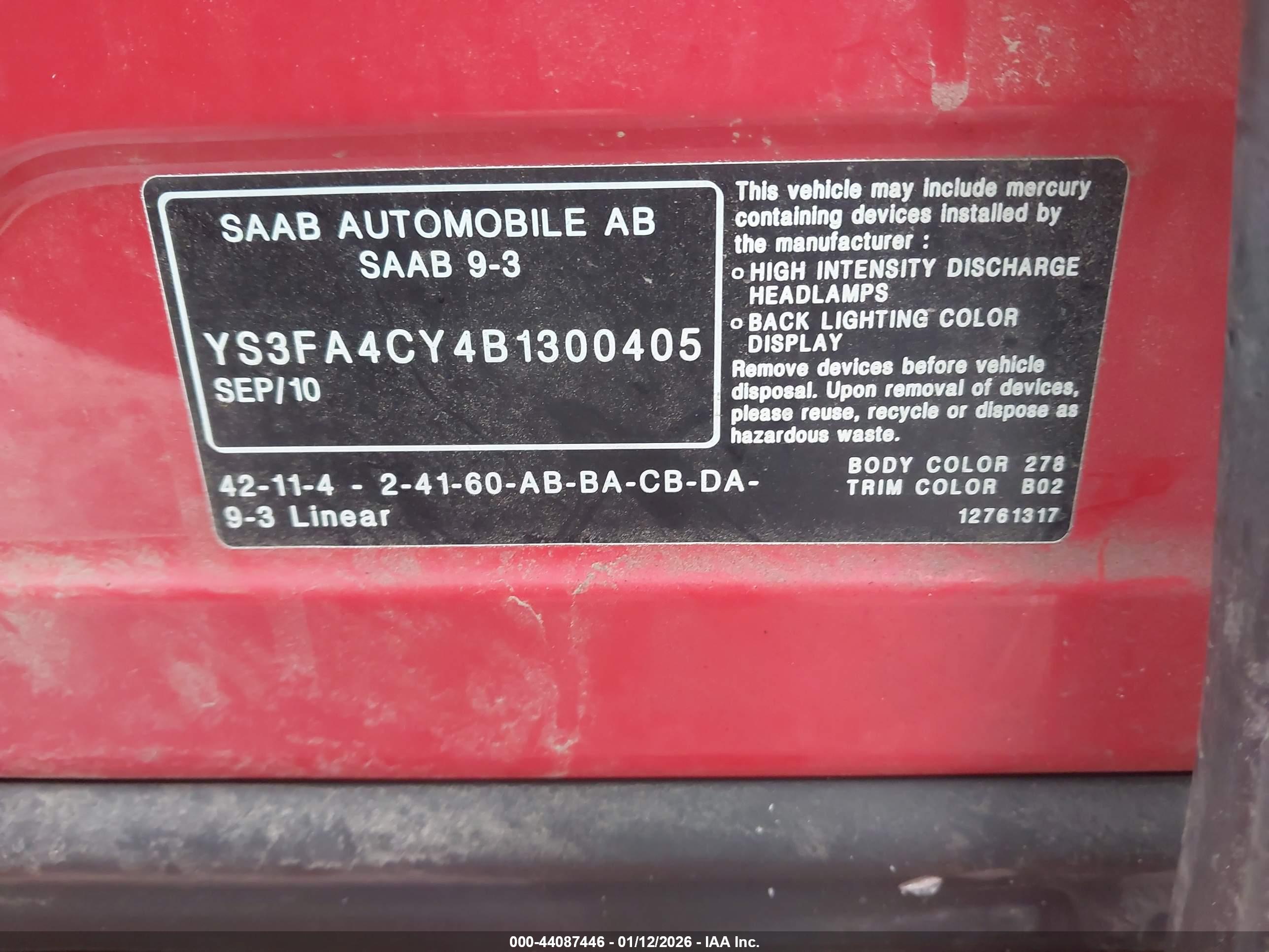 SAAB 9-3 image 9