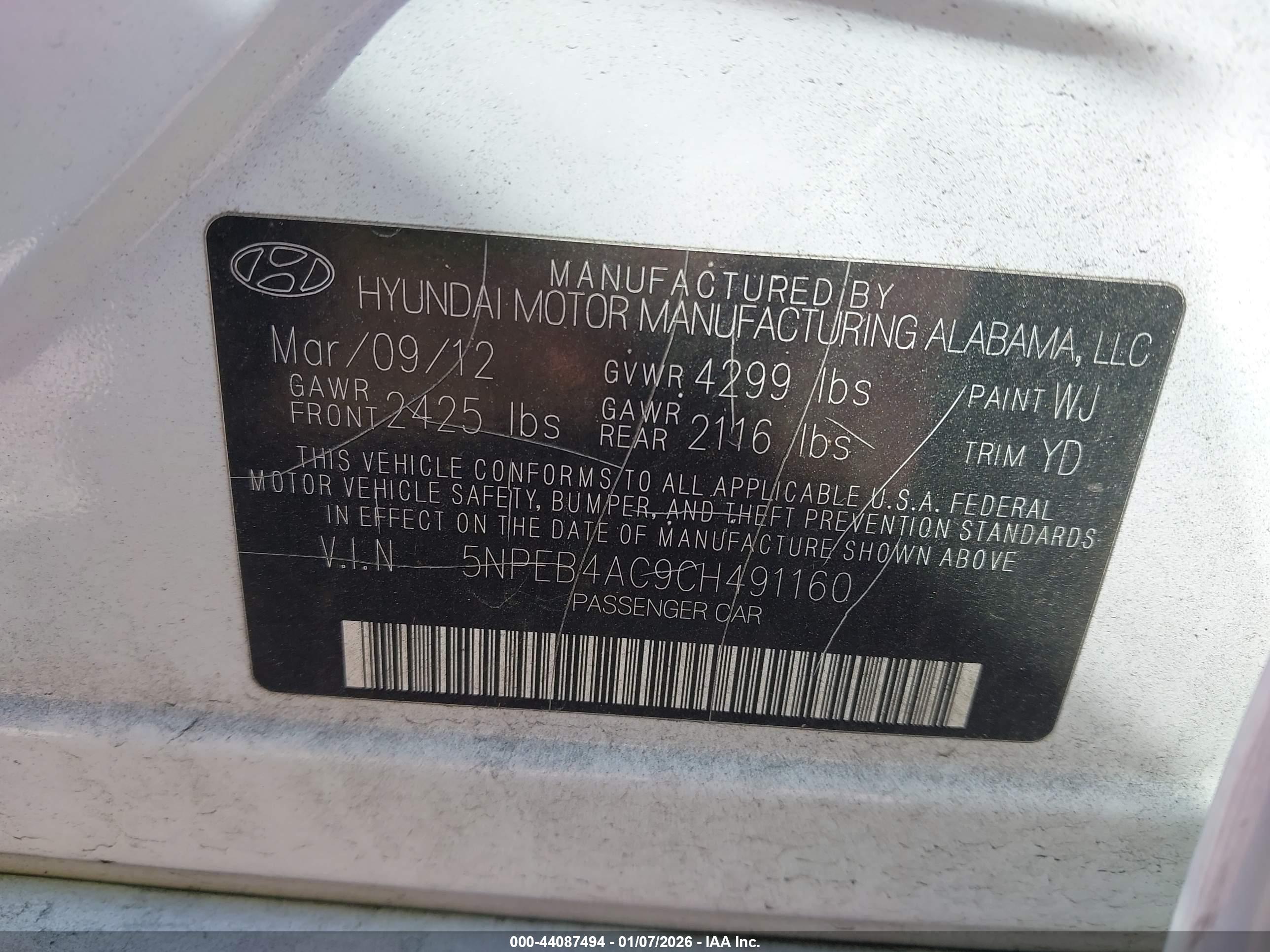 HYUNDAI SONATA image 9