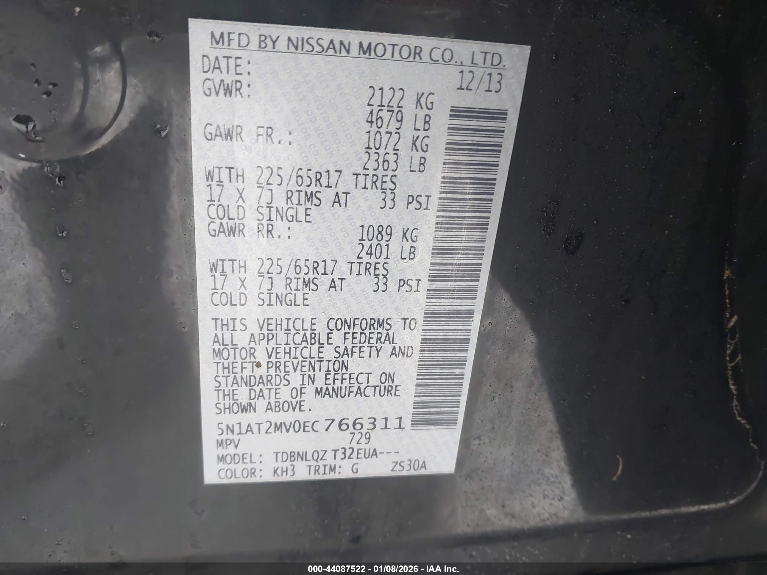 NISSAN ROGUE image 9