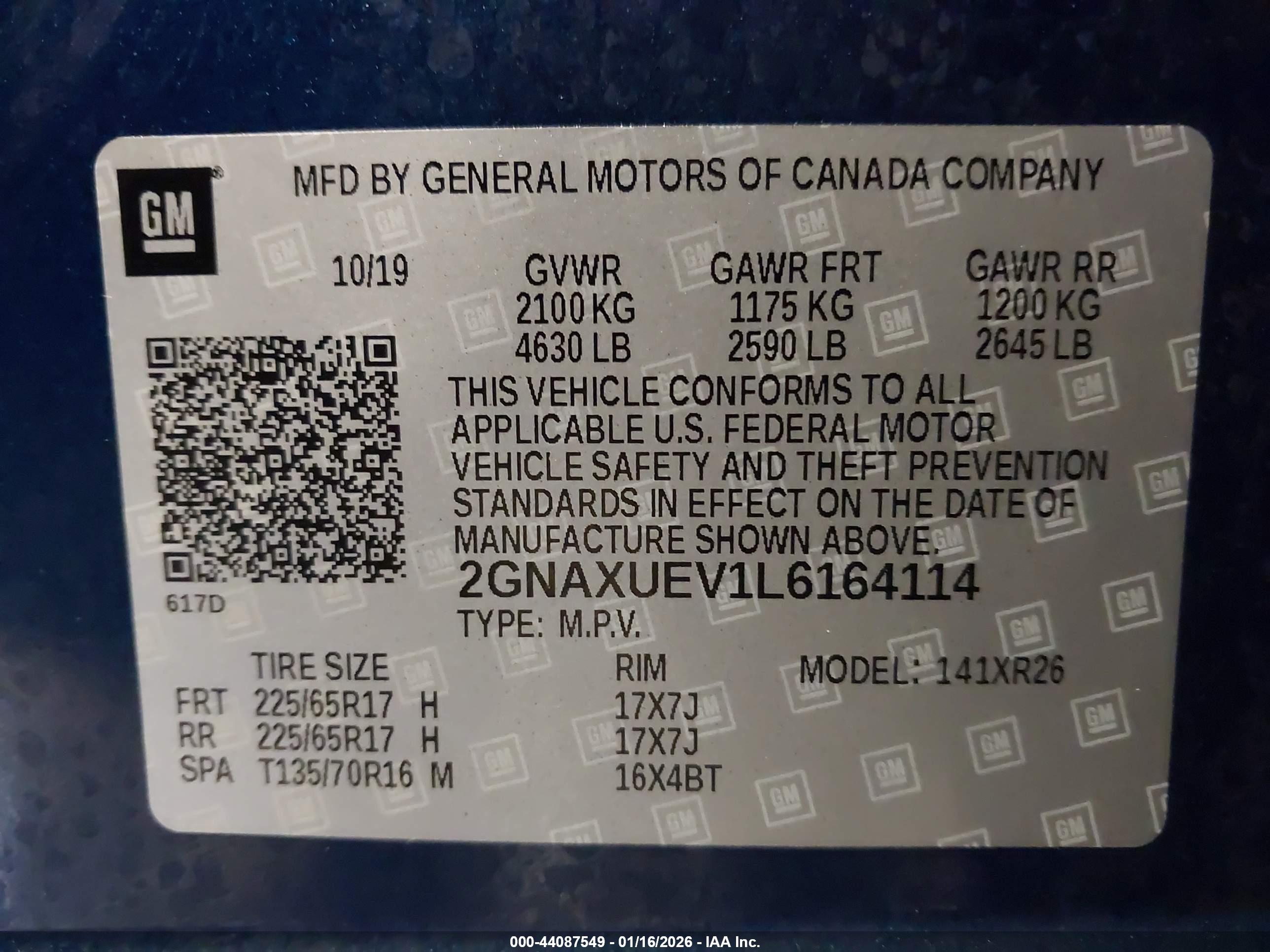 CHEVROLET EQUINOX image 9
