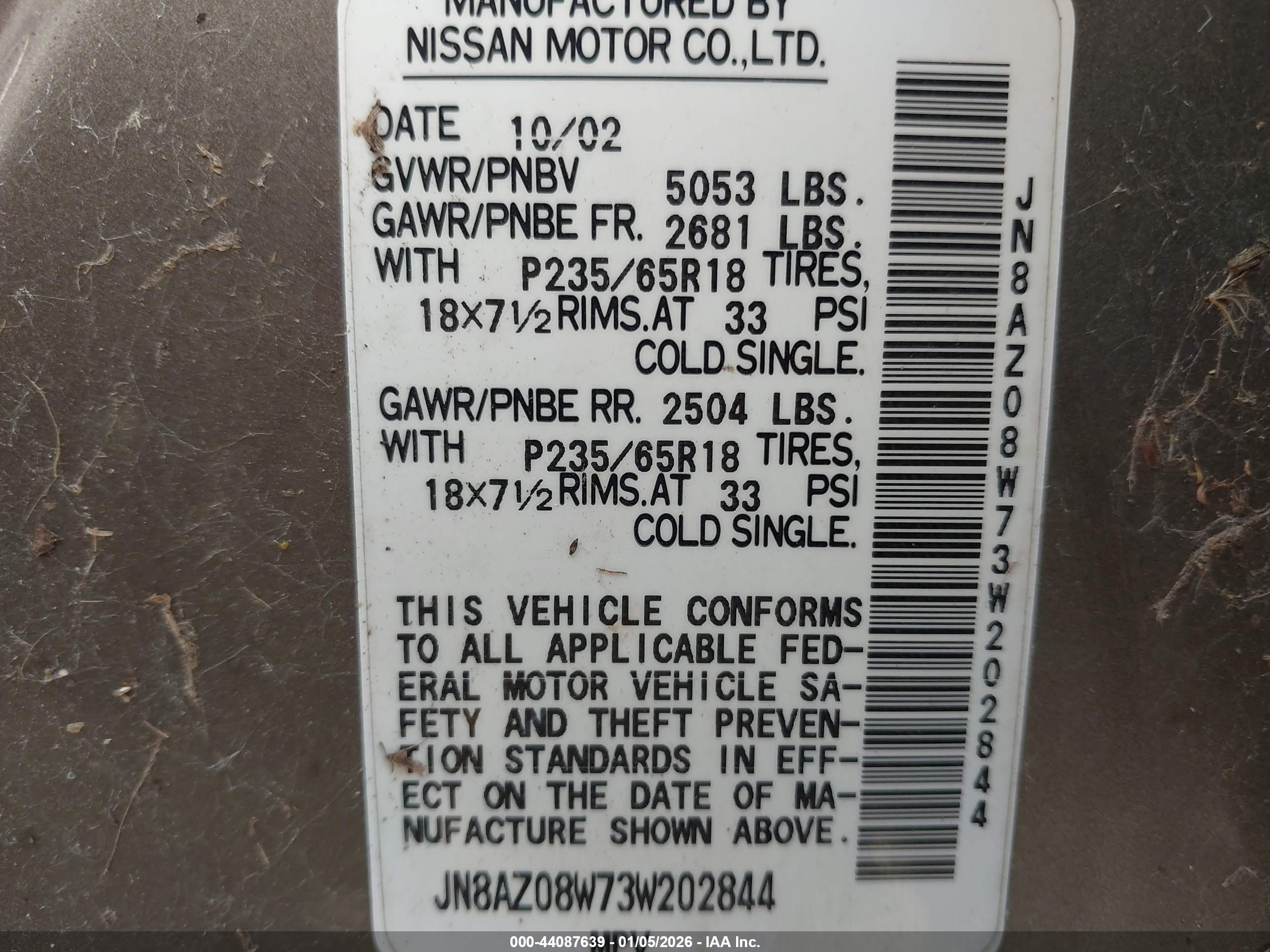 NISSAN MURANO image 9