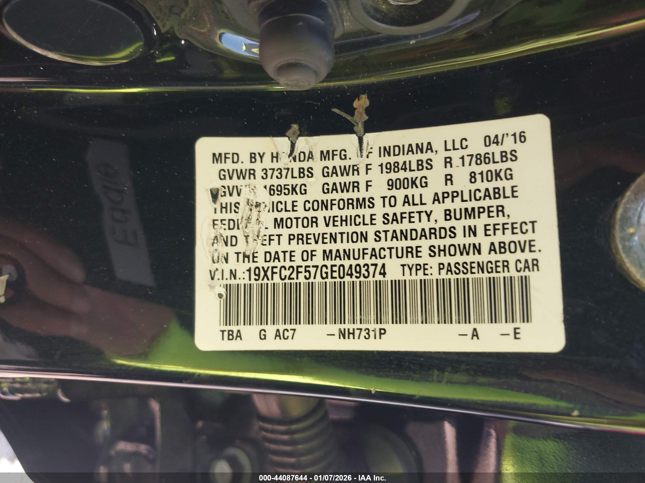 HONDA CIVIC image 9