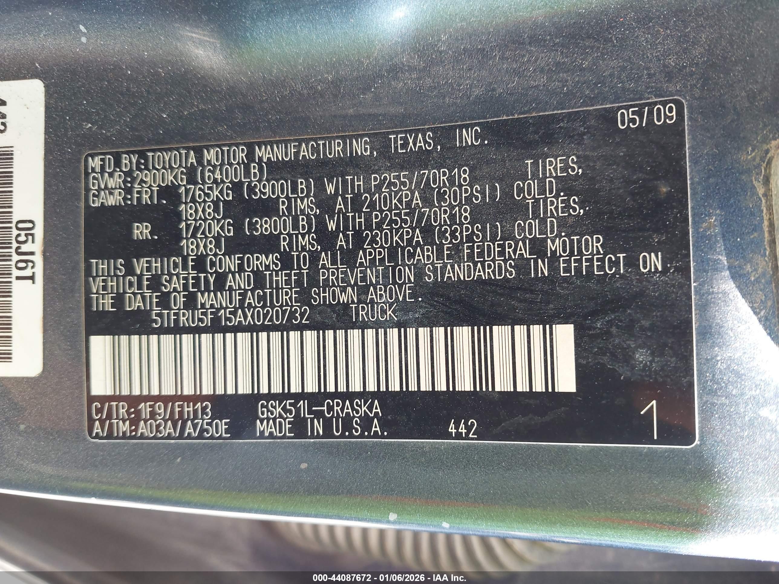 TOYOTA TUNDRA image 9