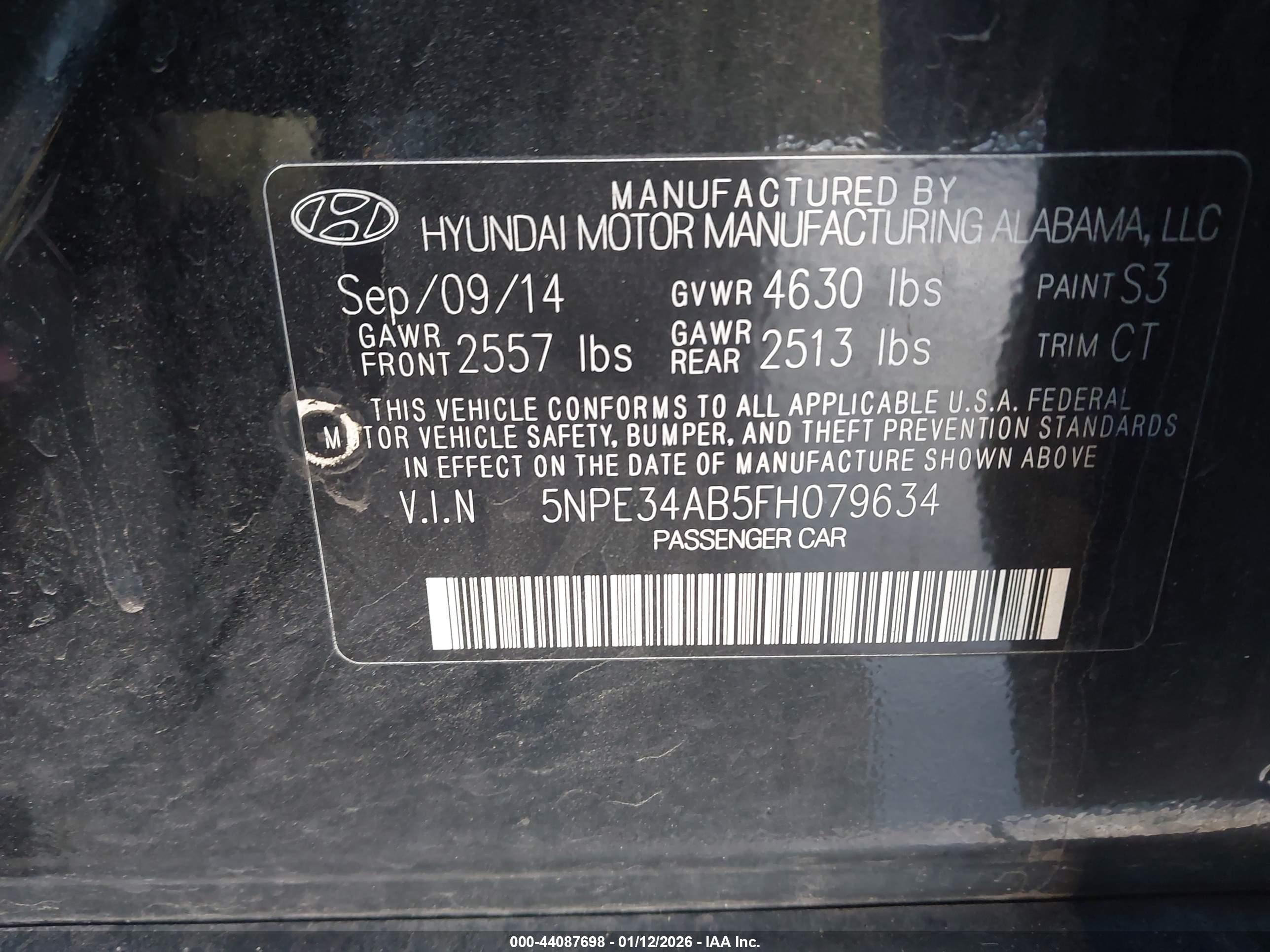 HYUNDAI SONATA image 9