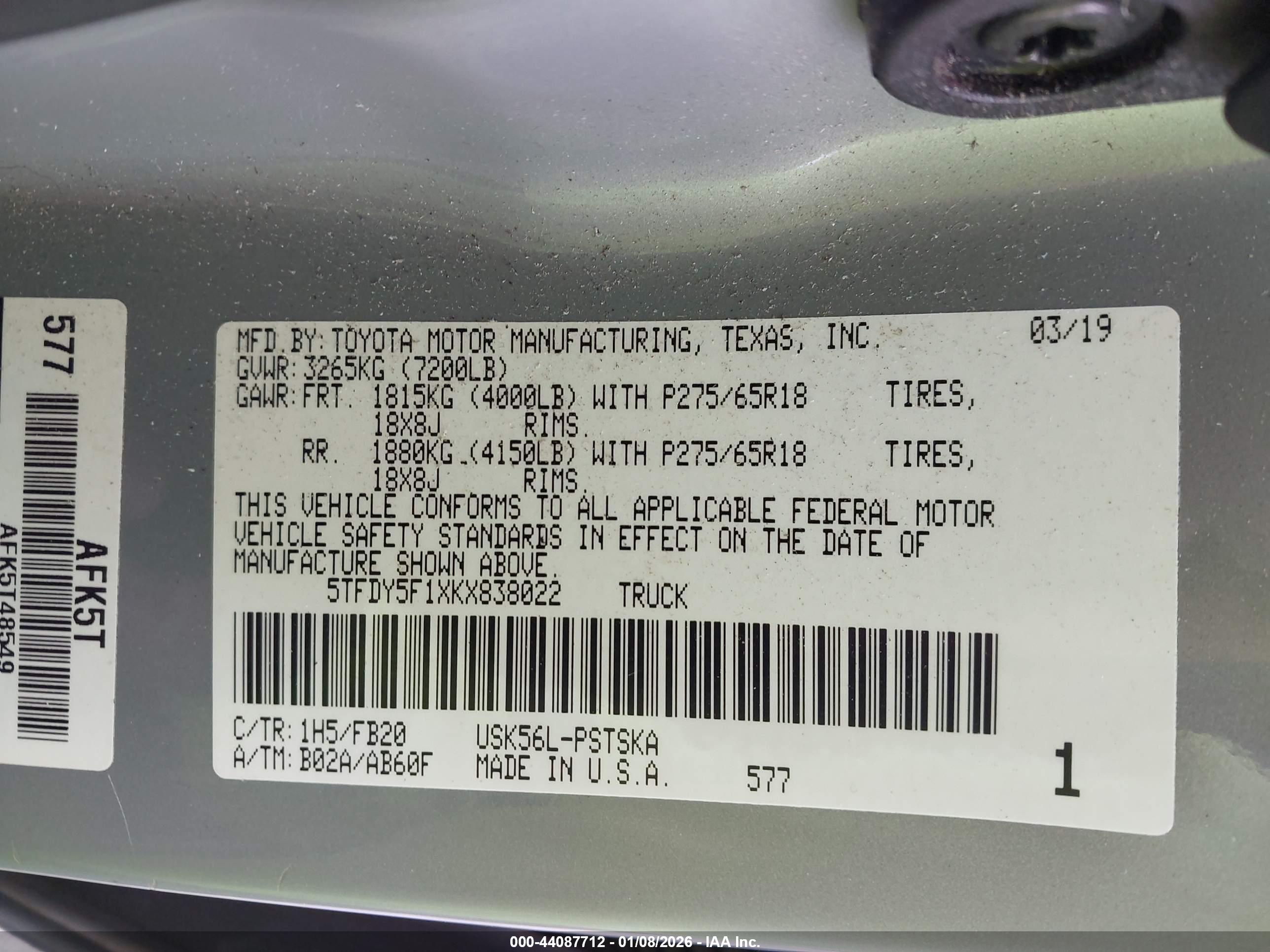 TOYOTA TUNDRA image 9