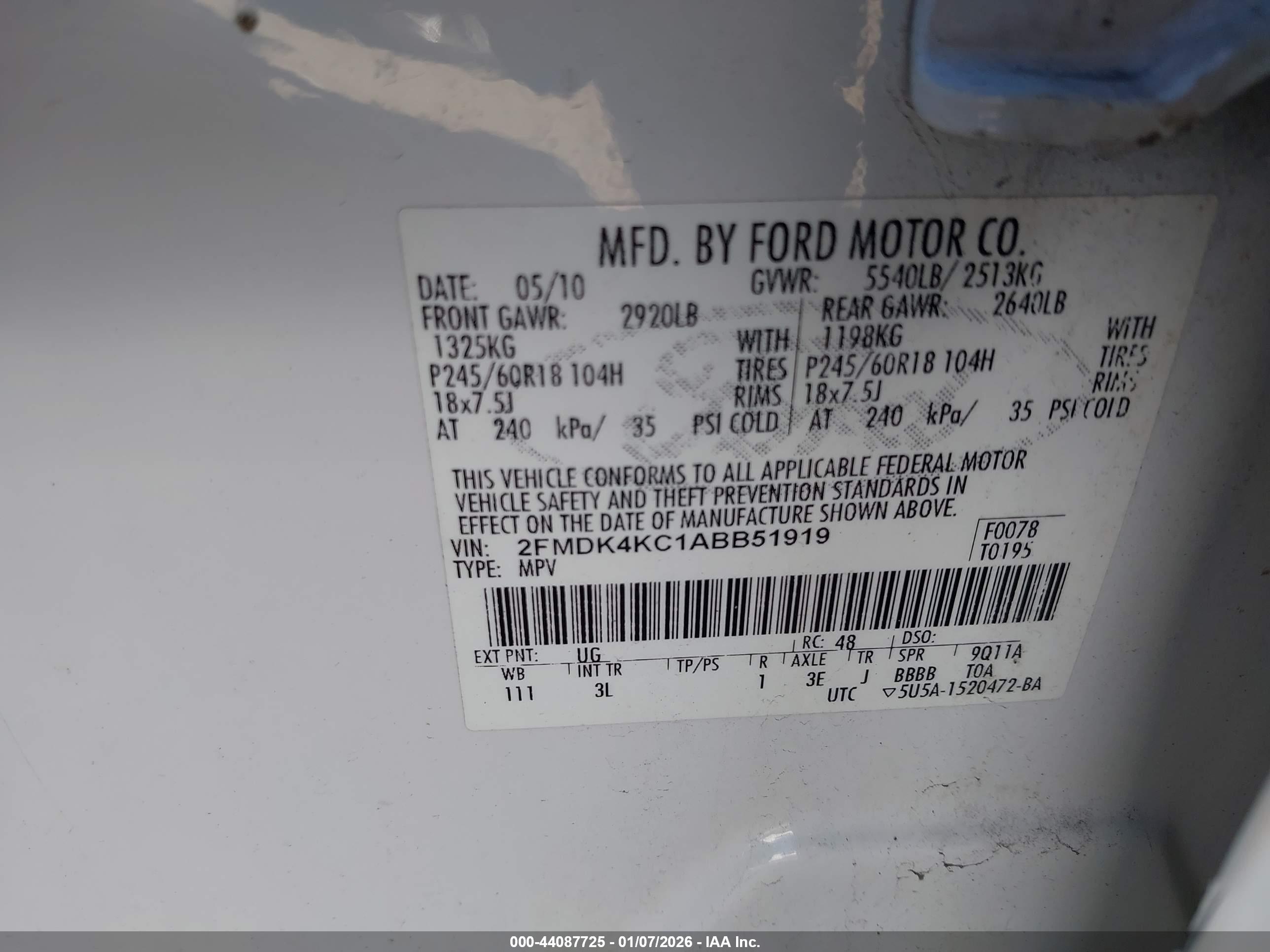 FORD EDGE image 9