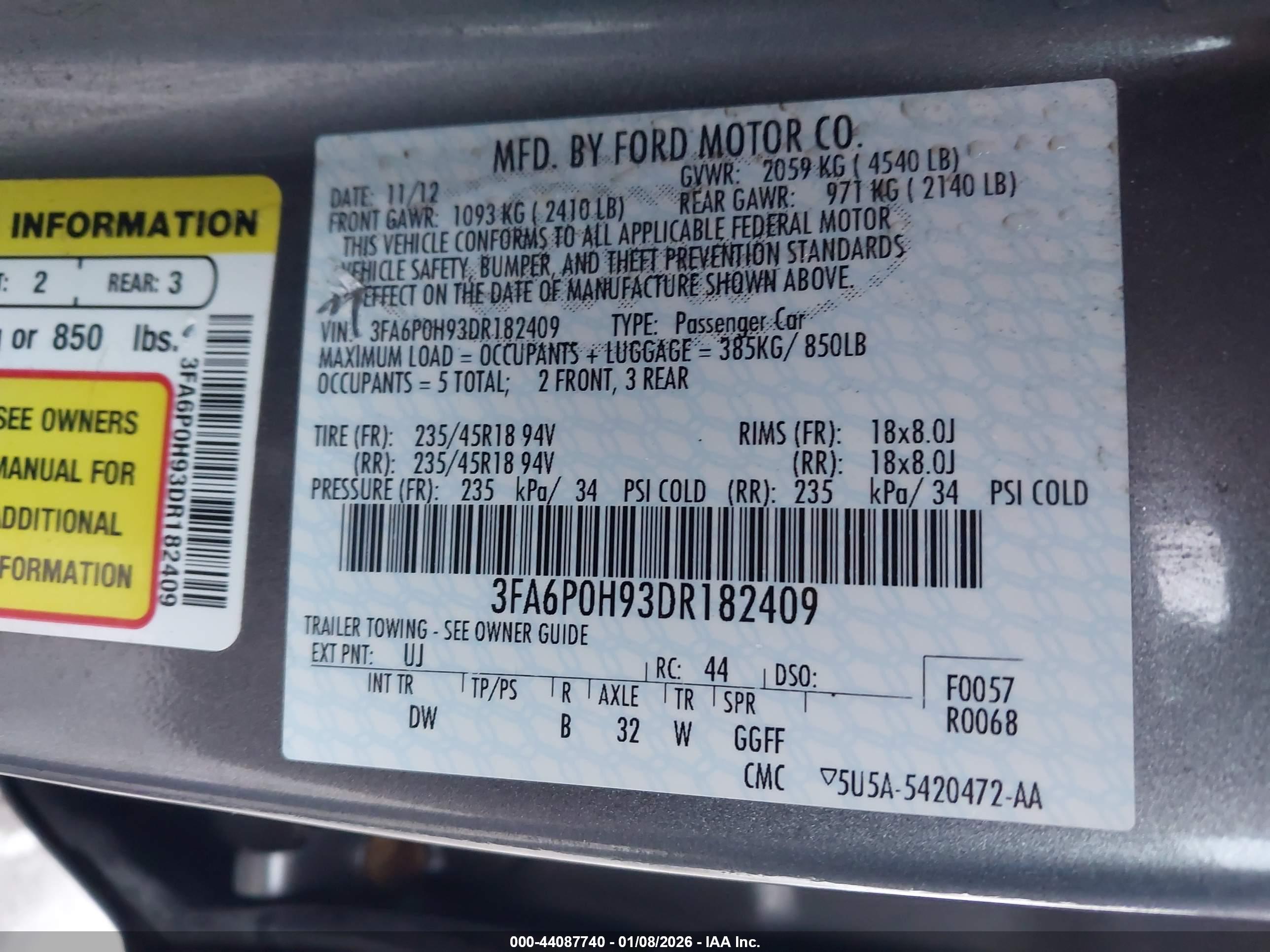 FORD FUSION image 9