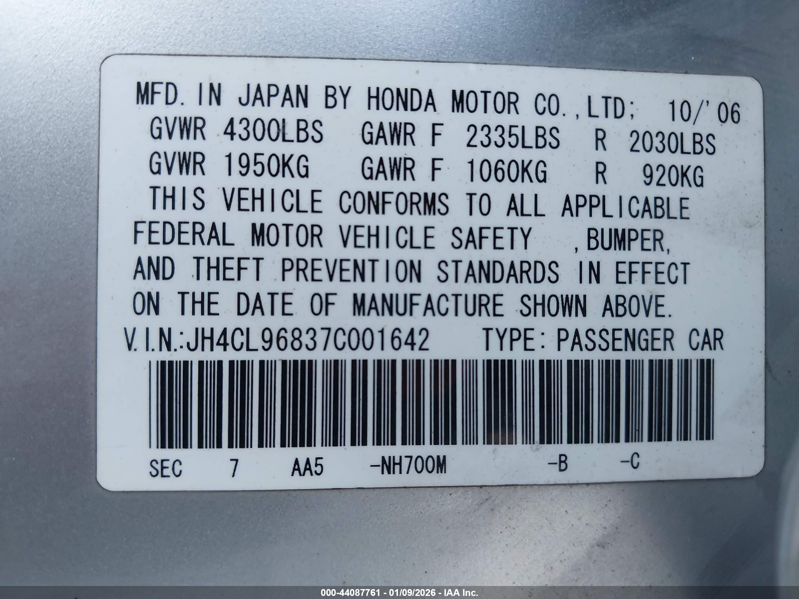 ACURA TSX image 9