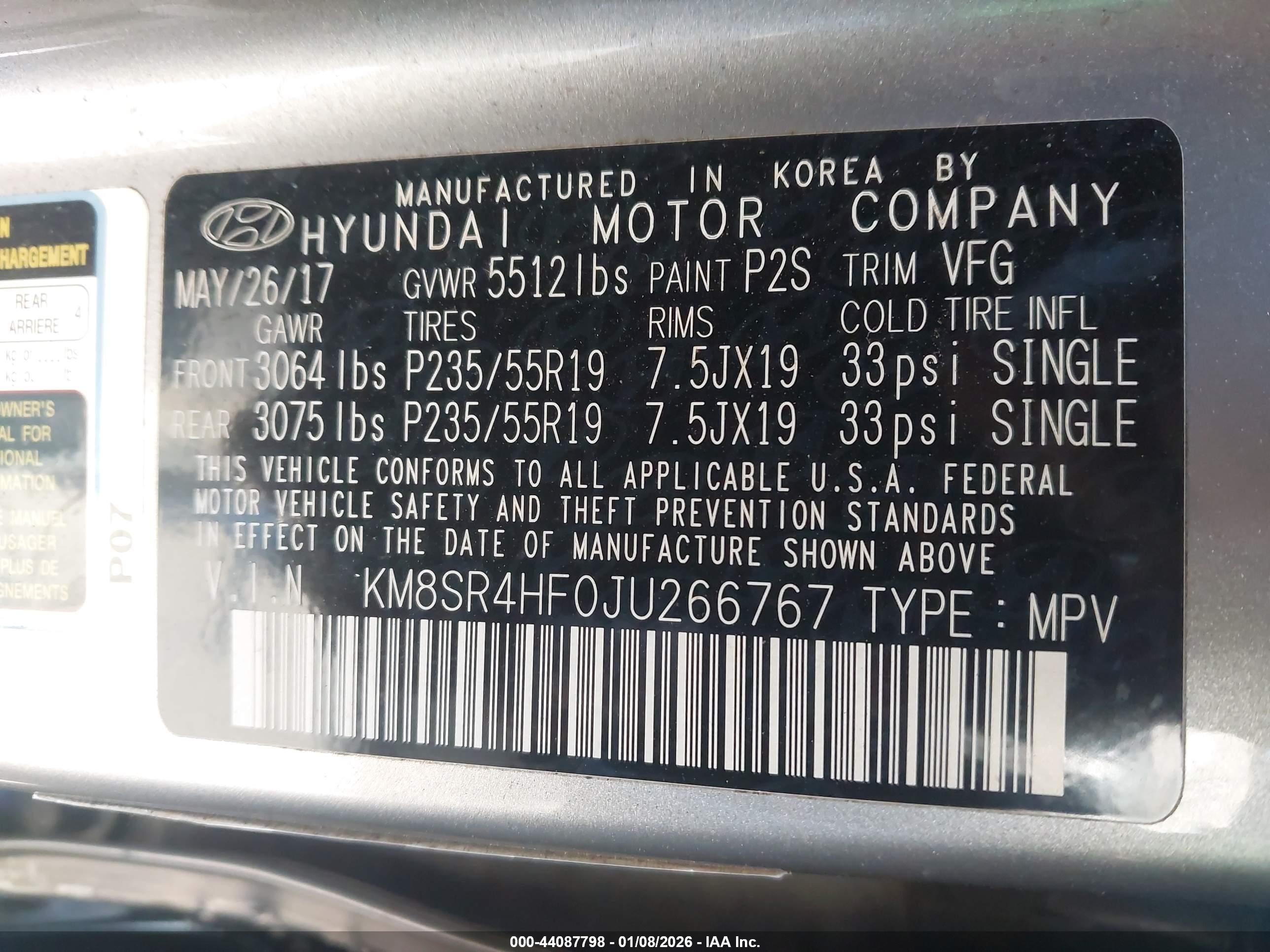 HYUNDAI SANTA image 9