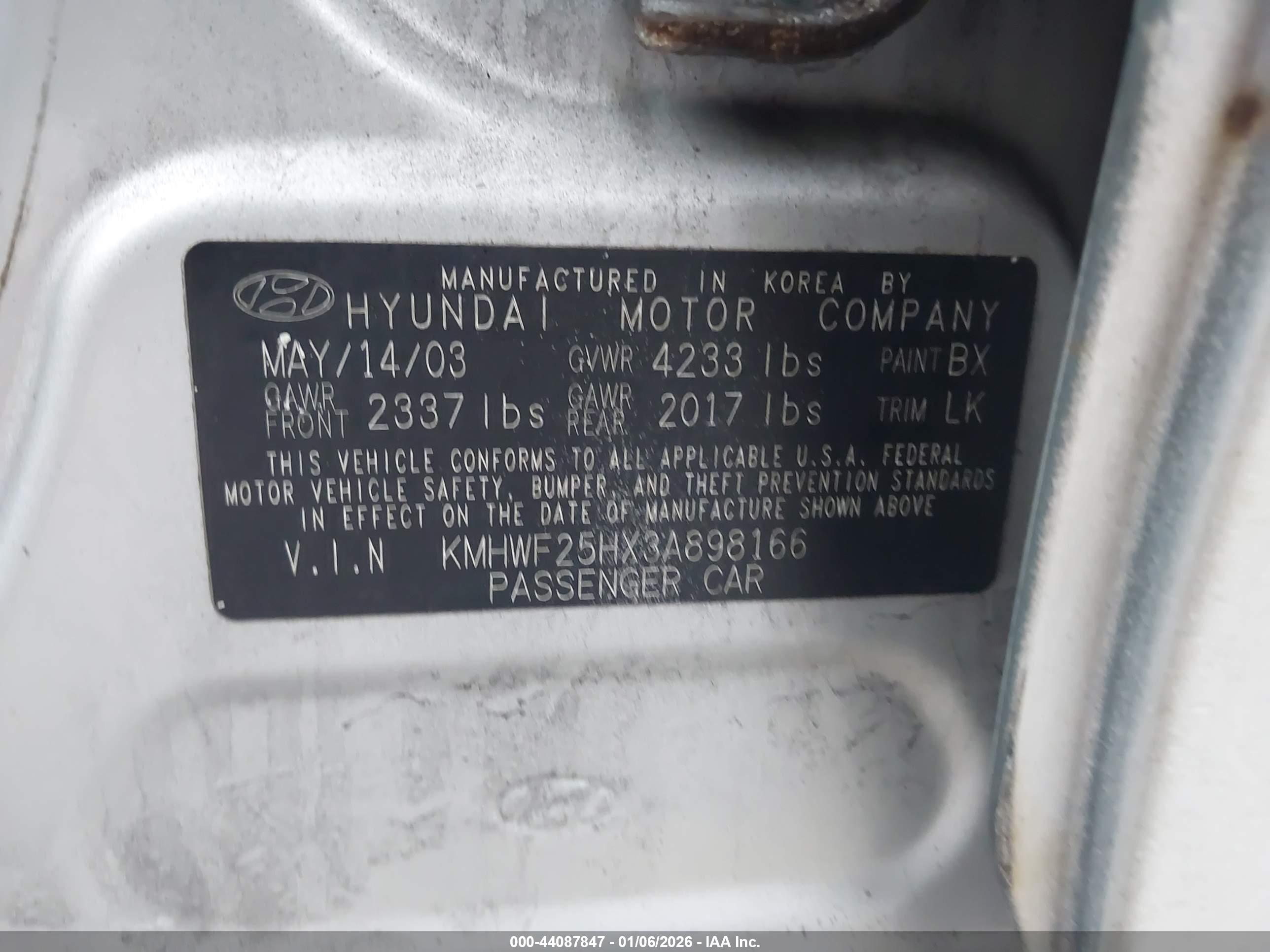 HYUNDAI SONATA image 9