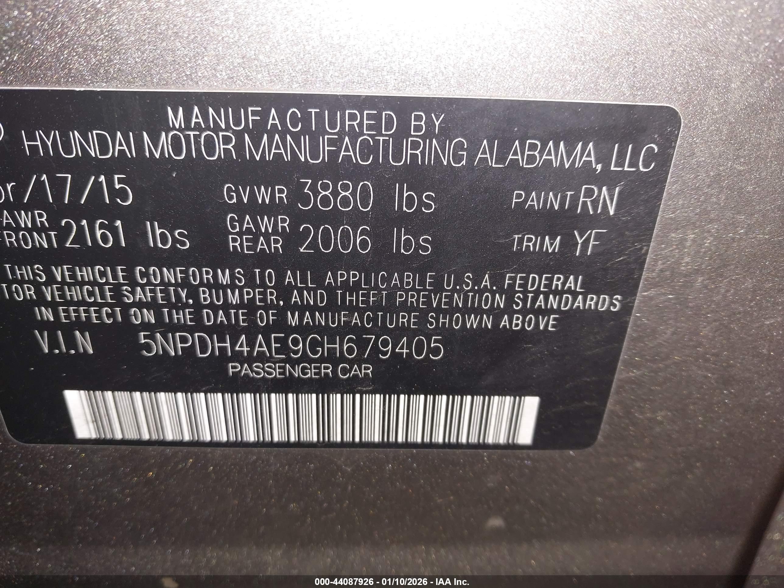 HYUNDAI ELANTRA image 9