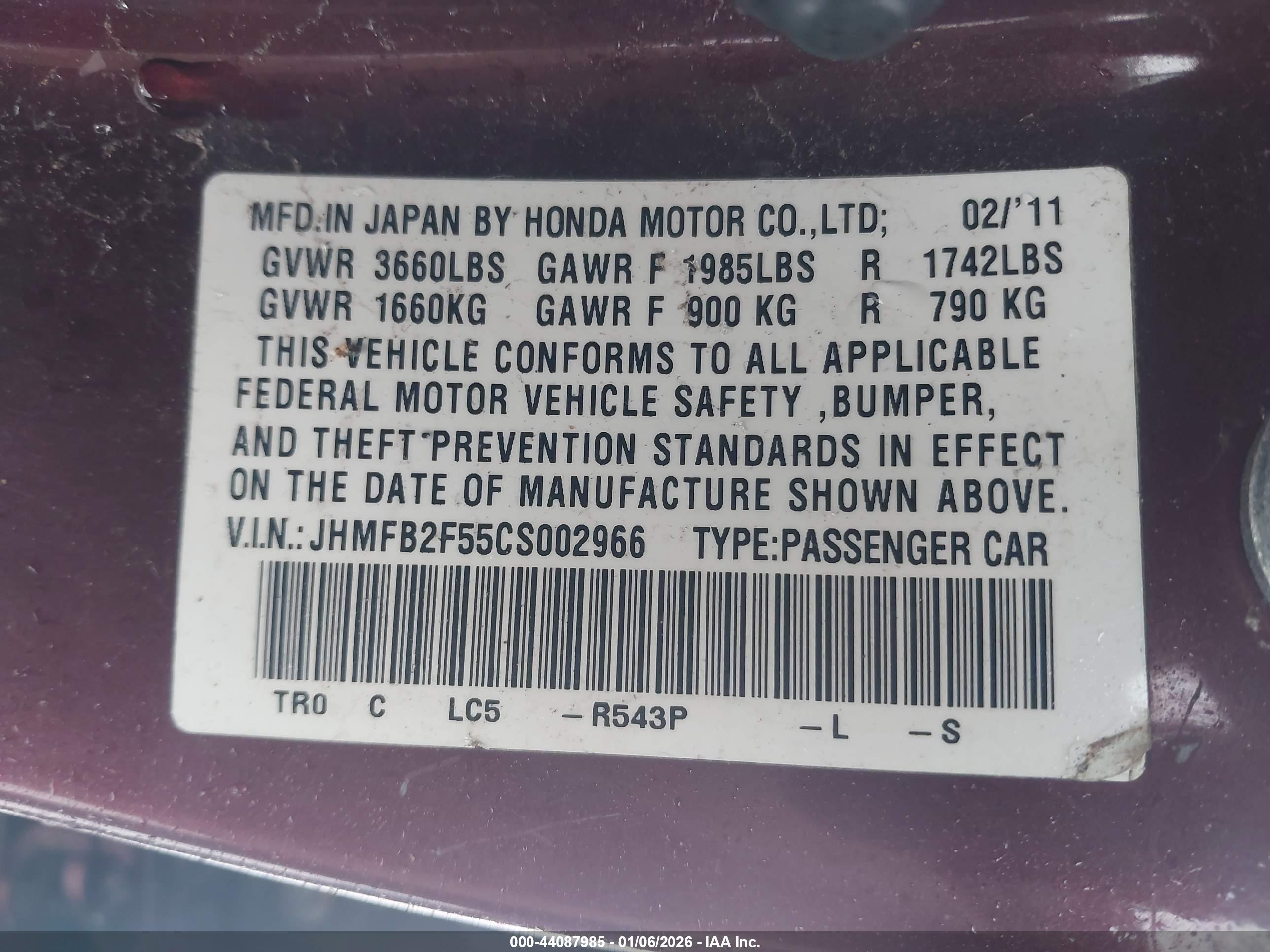 HONDA CIVIC image 9