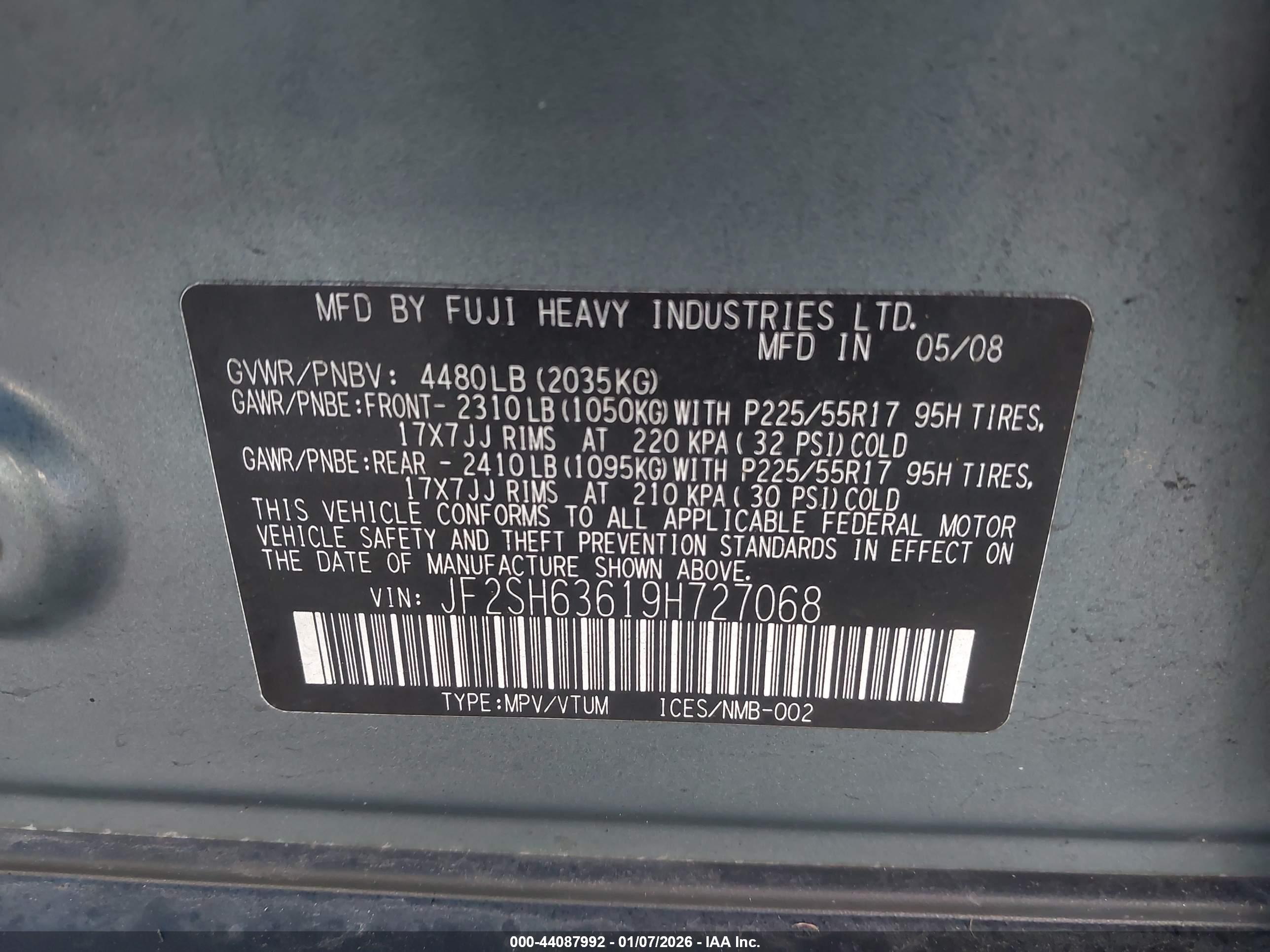 SUBARU FORESTER image 9