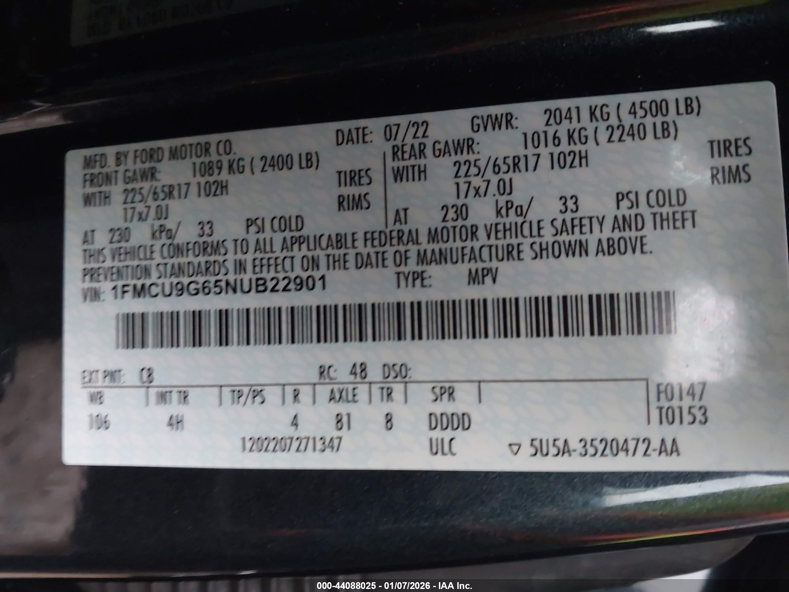 FORD ESCAPE image 9