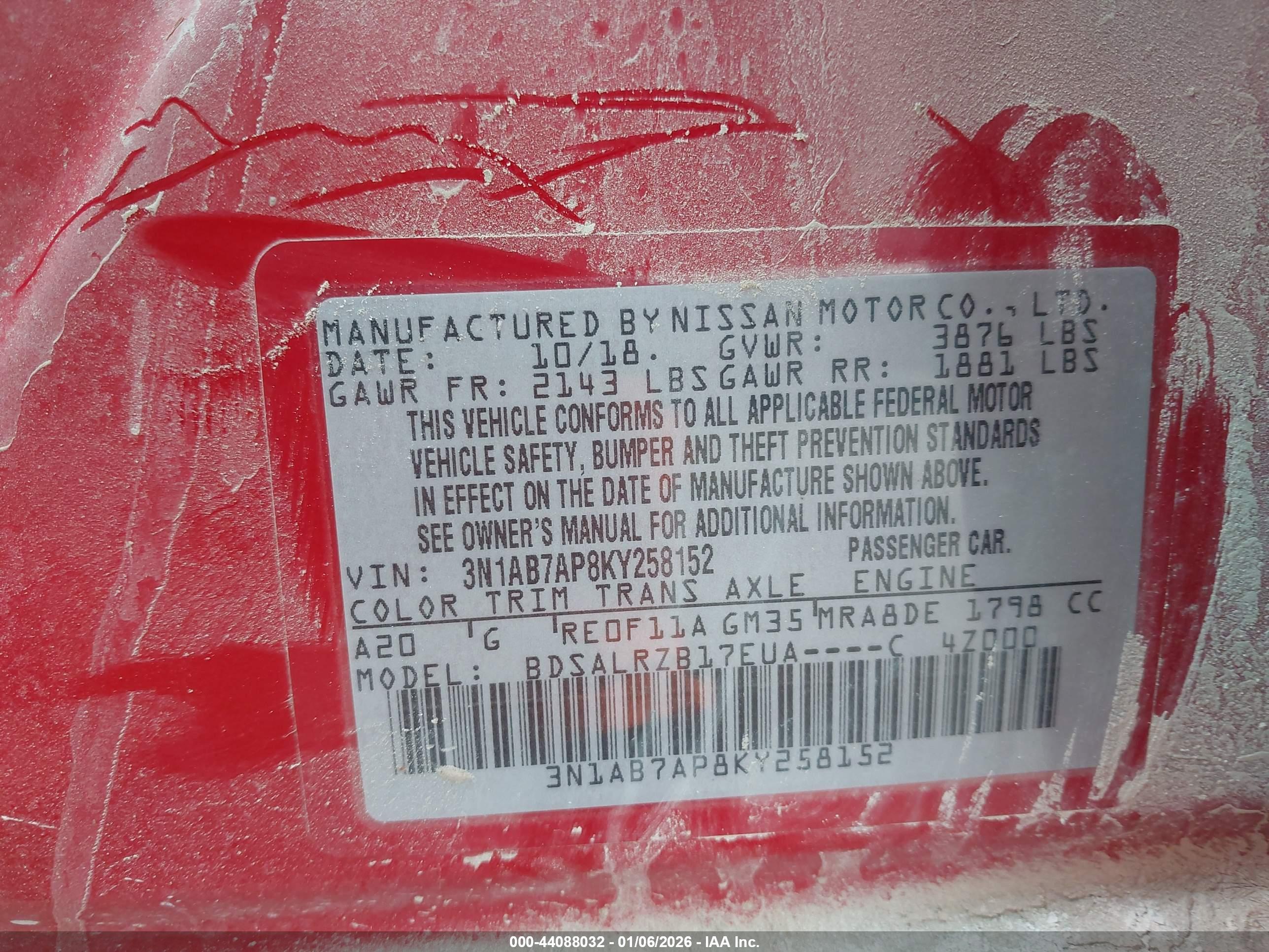 NISSAN SENTRA image 9