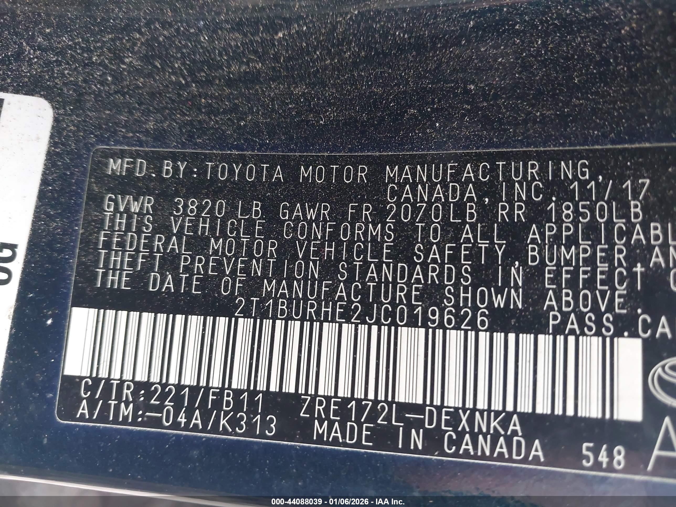 TOYOTA COROLLA image 9