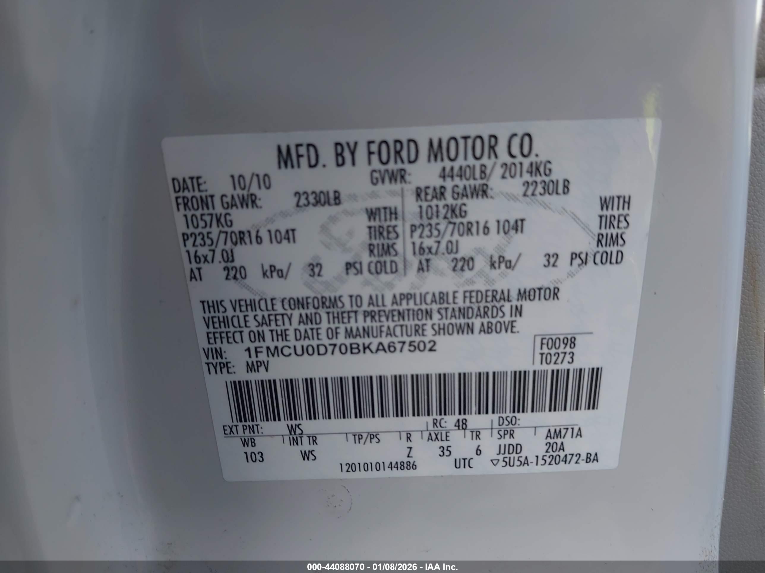 FORD ESCAPE image 9